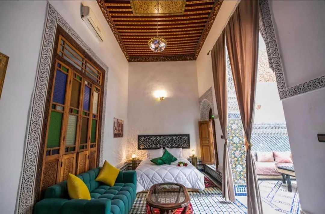 Bed in Palais Chahd Luxury