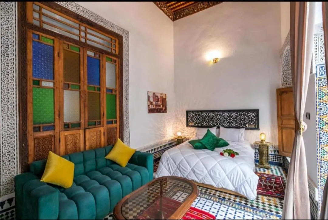 Bed in Palais Chahd Luxury