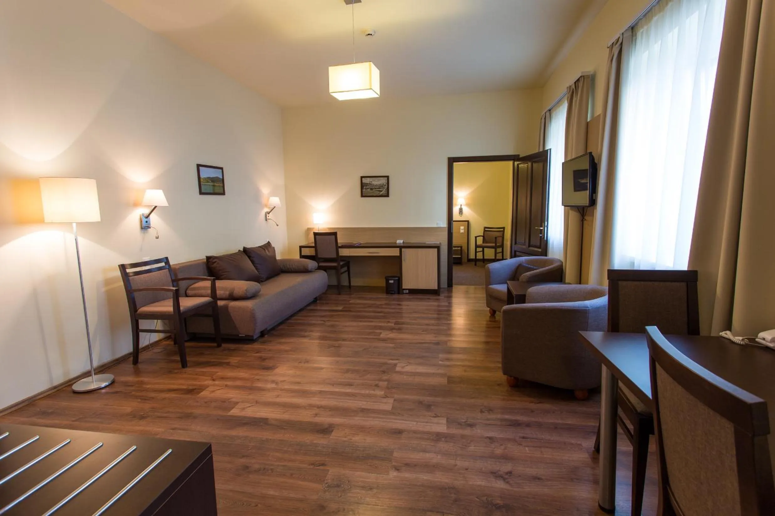 Living room in Tokajvár Hotel