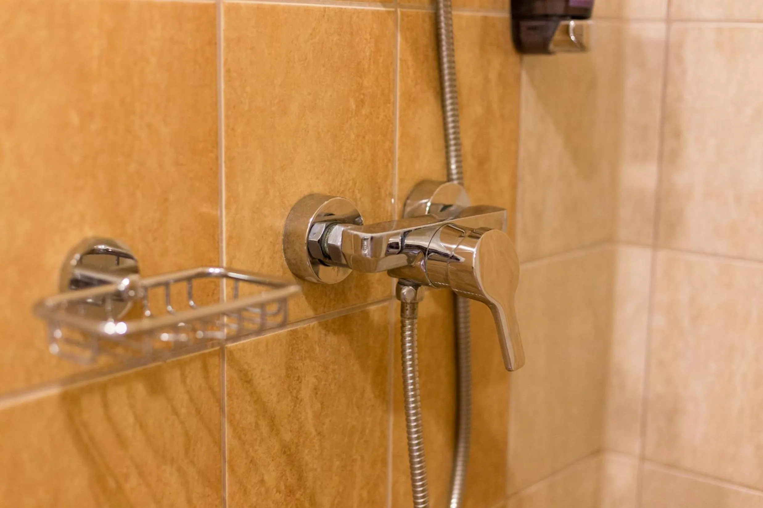 Shower in Tokajvár Hotel