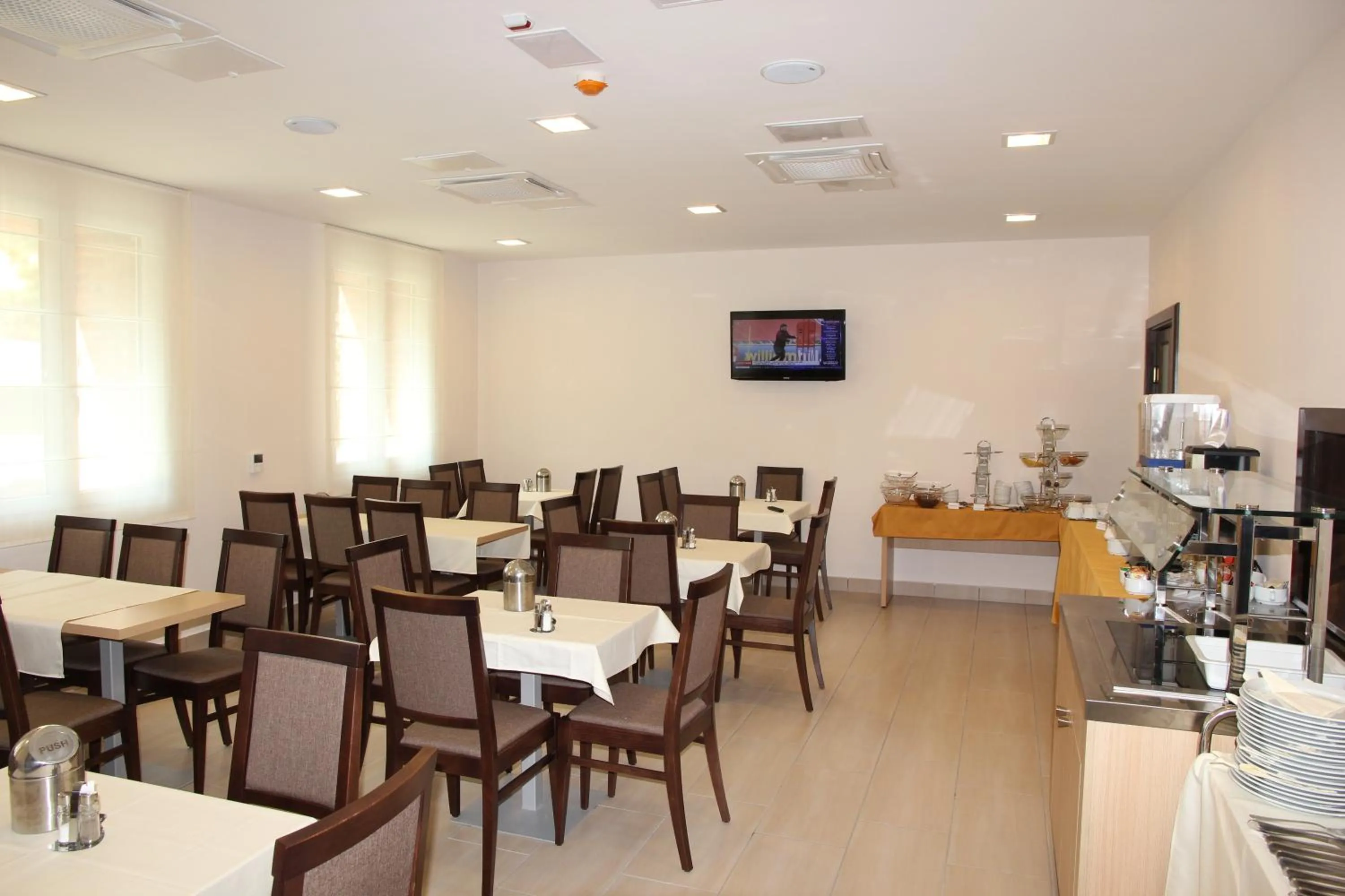 Dining area in Tokajvár Hotel