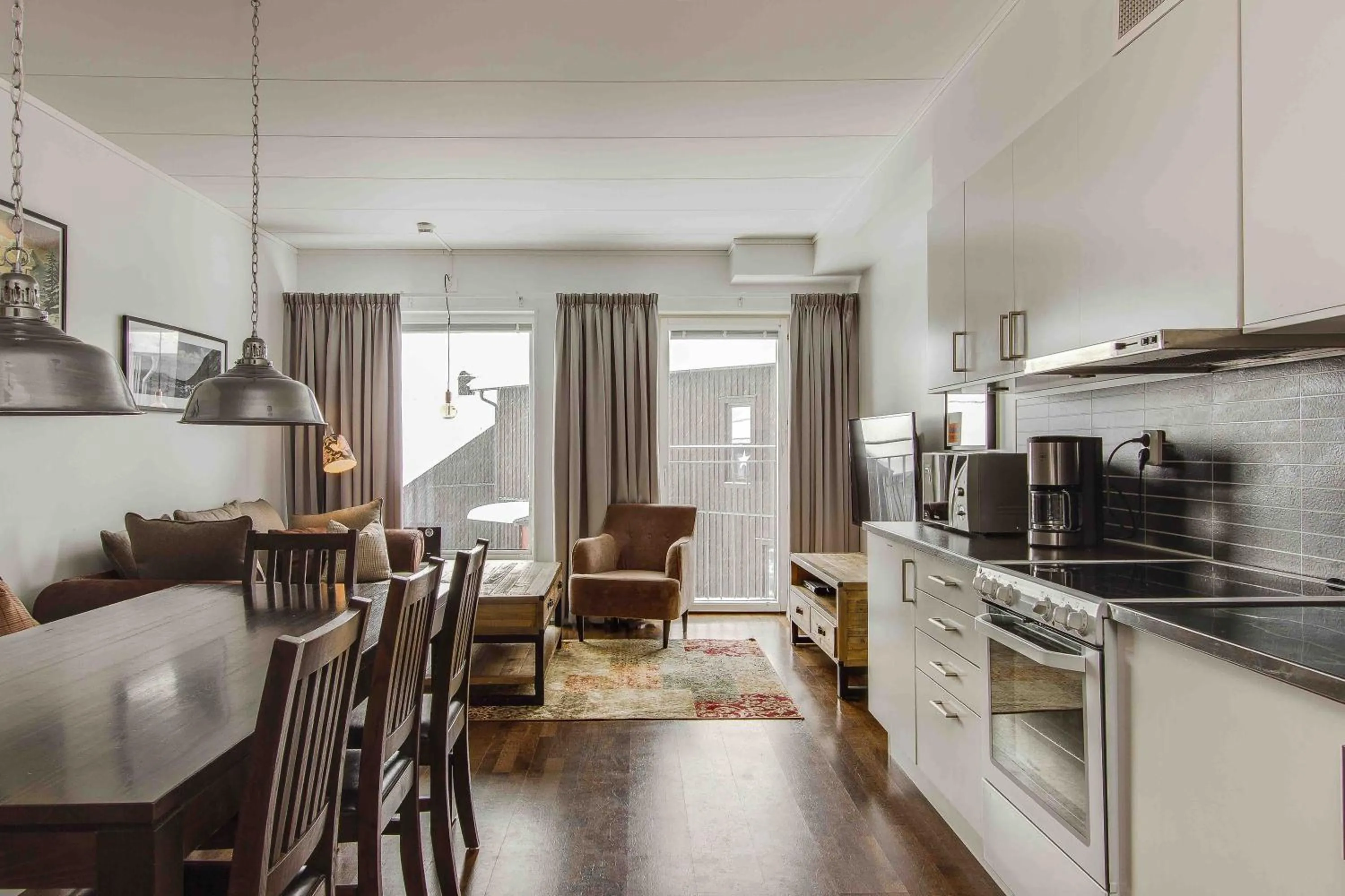 Kitchen or kitchenette in Funäs Ski Lodge