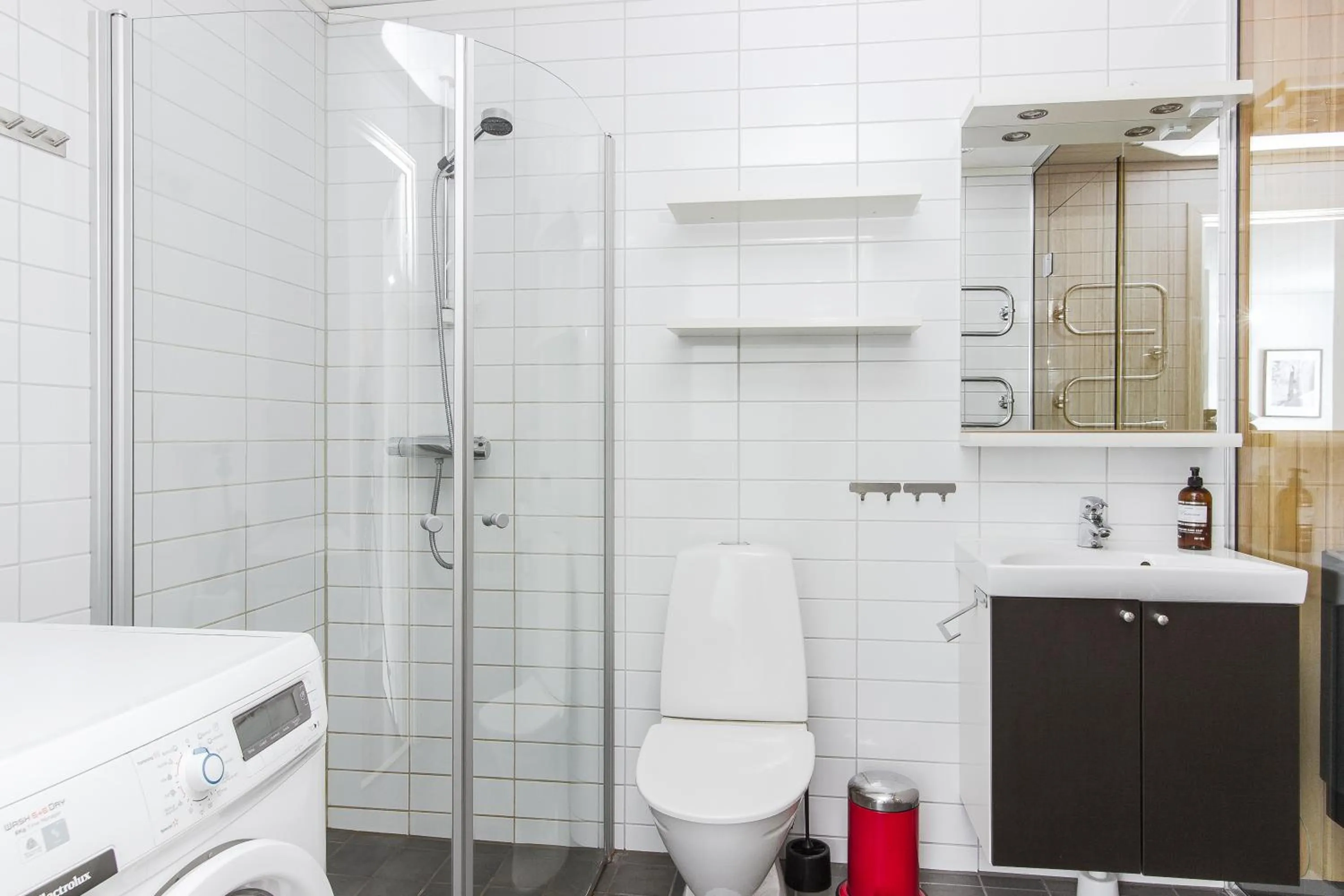 Shower in Funäs Ski Lodge