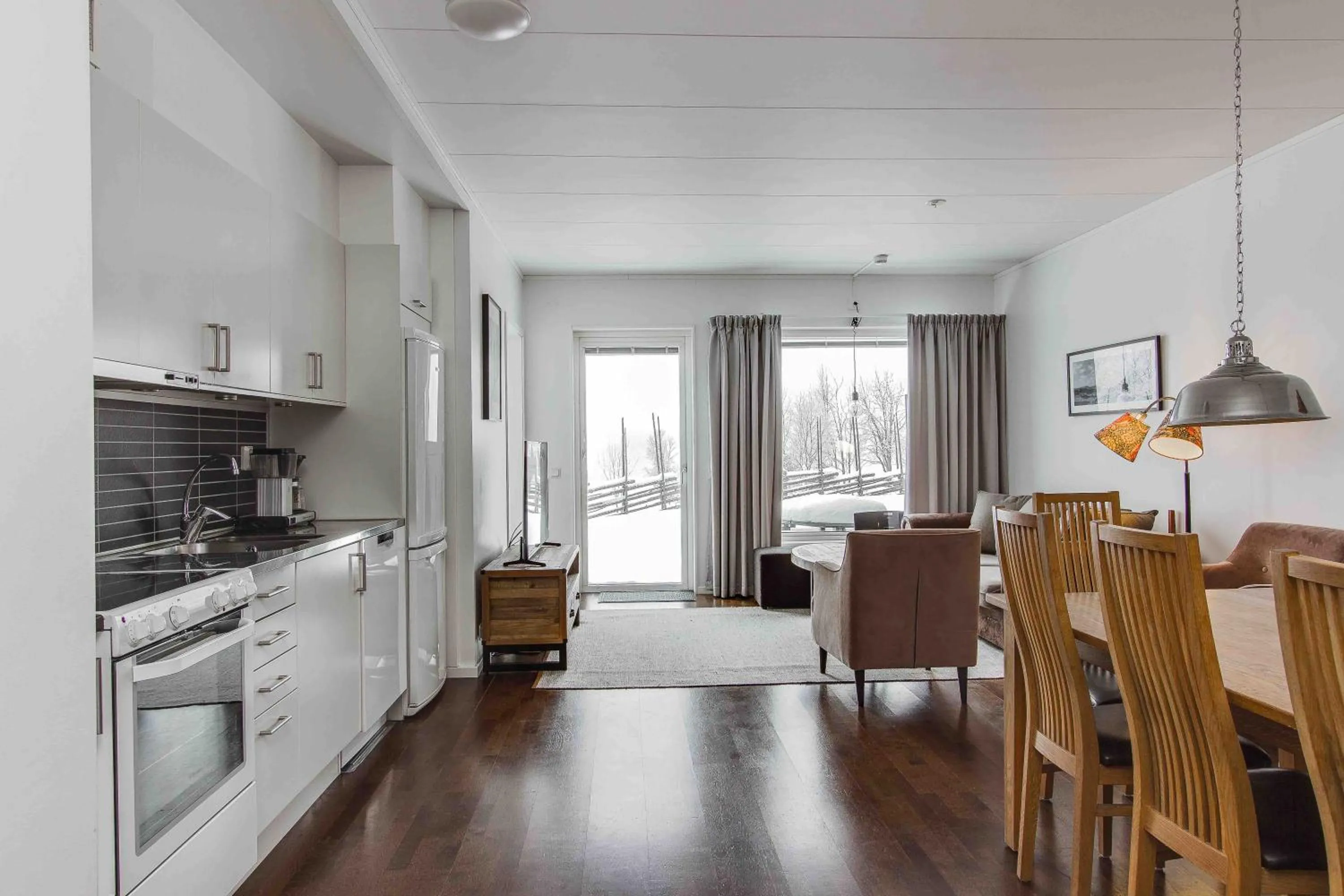 Kitchen or kitchenette in Funäs Ski Lodge