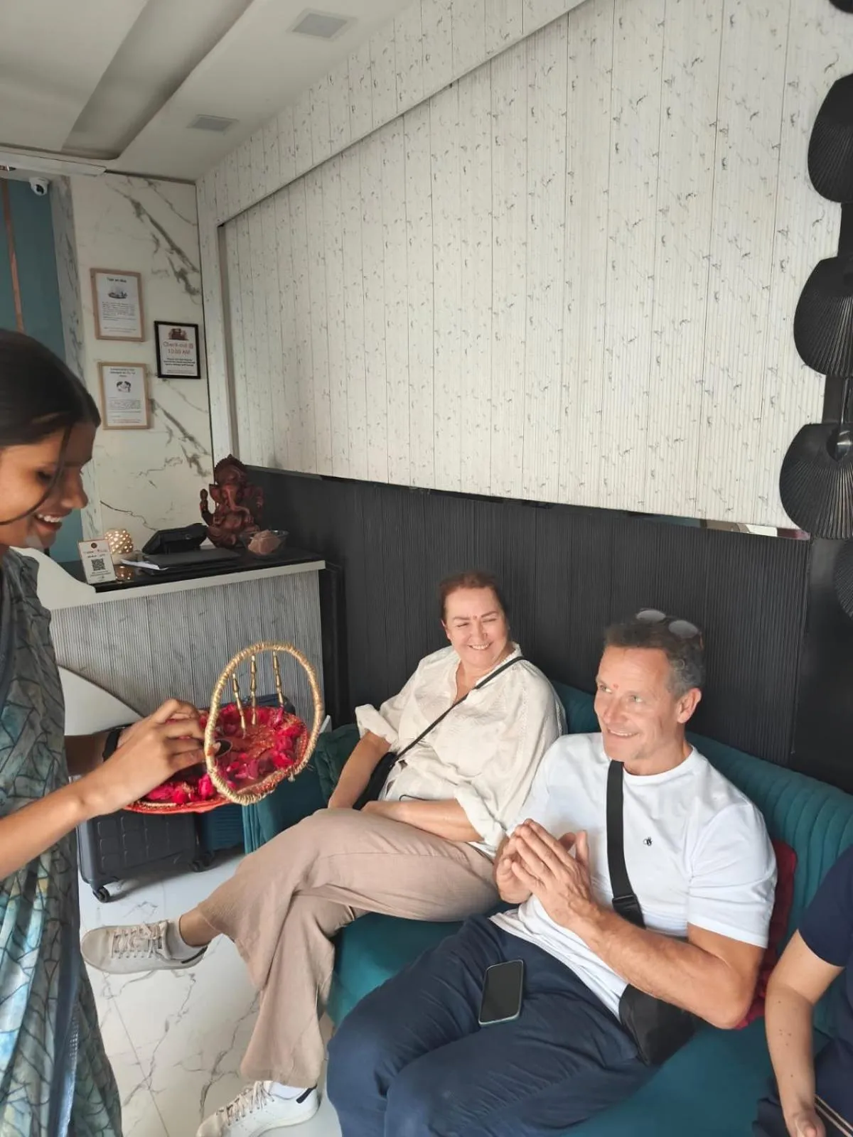 Lobby or reception in The Vacation Villa Agra A Boutique Hotel Near Taj Mahal