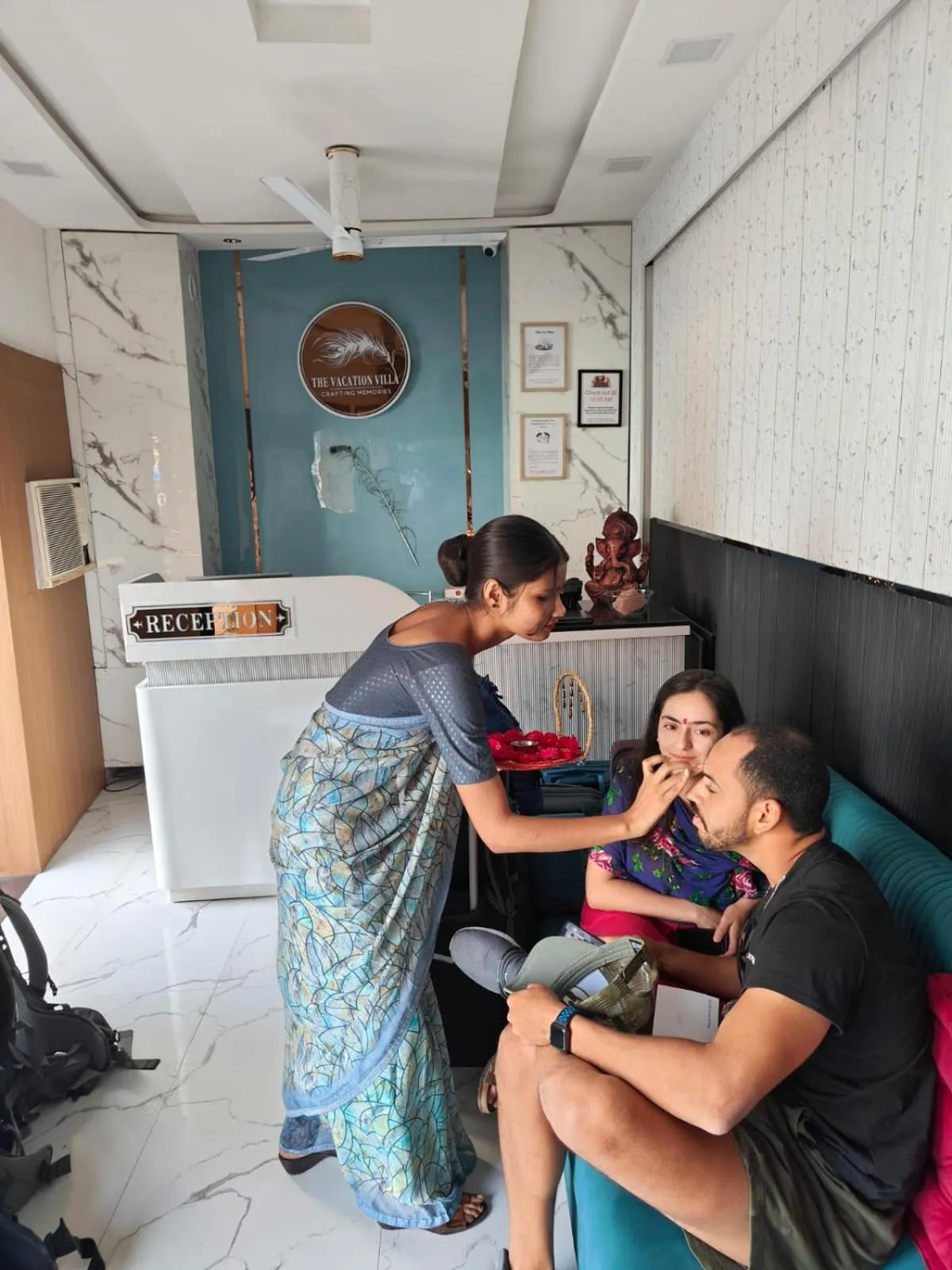 Lobby or reception in The Vacation Villa Agra A Boutique Hotel Near Taj Mahal