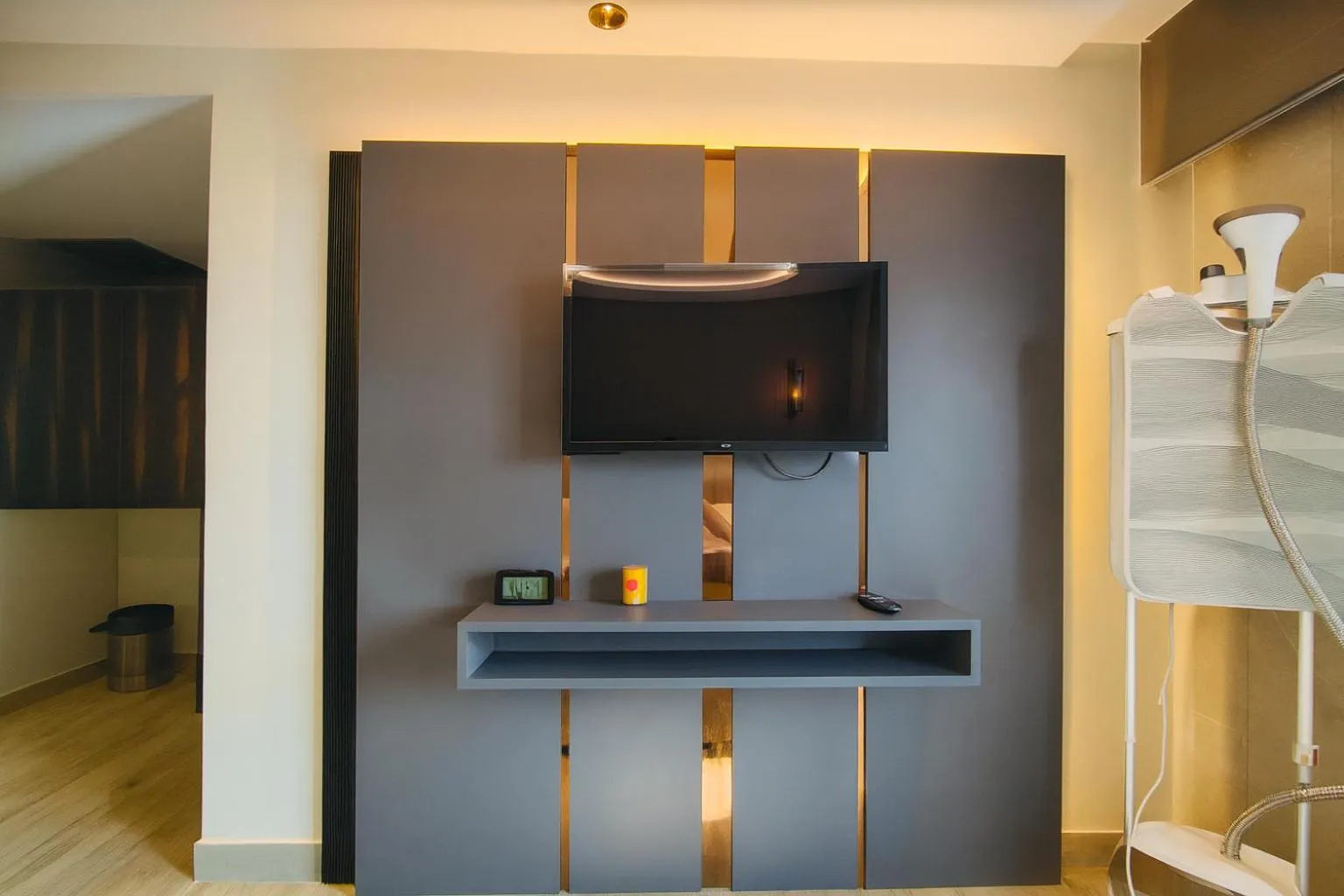 TV and multimedia in The Vacation Villa Agra A Boutique Hotel Near Taj Mahal