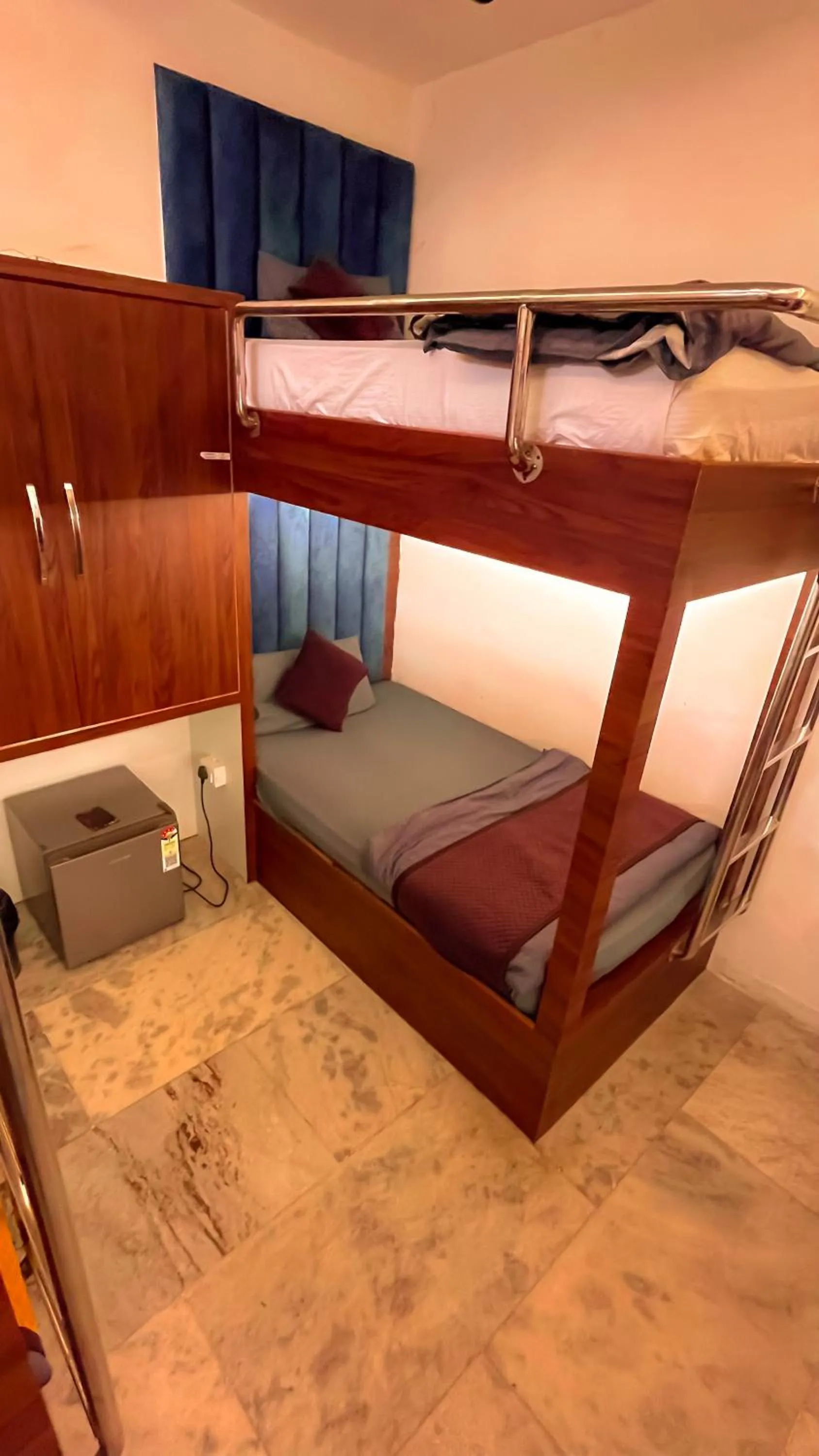 Bed in The Vacation Villa Agra A Boutique Hotel Near Taj Mahal