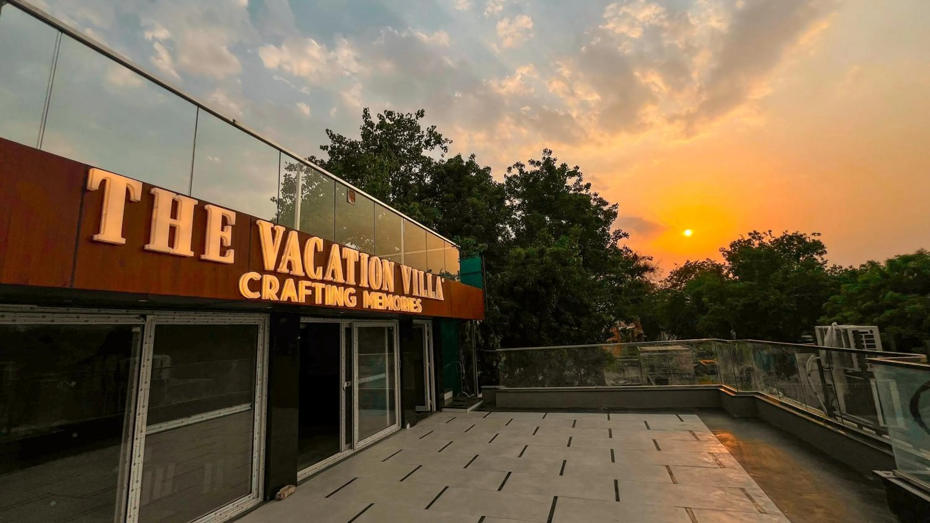 Balcony/Terrace in The Vacation Villa Agra A Boutique Hotel Near Taj Mahal