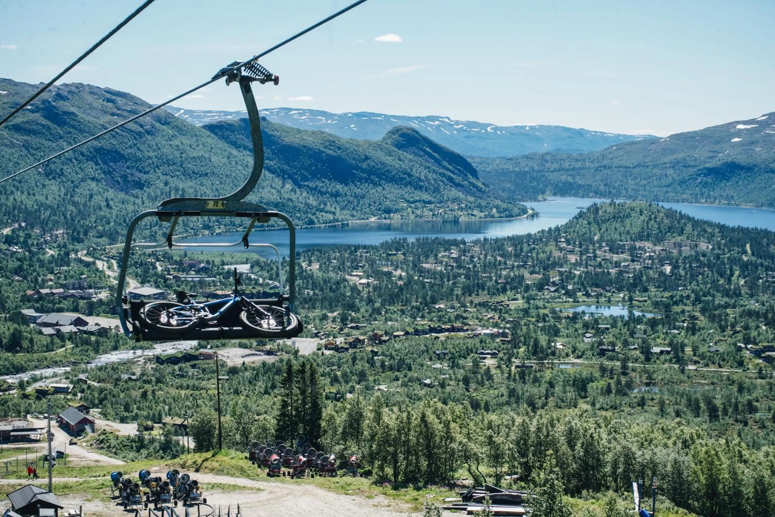 Natural landscape in Hovdestøylen Apartments