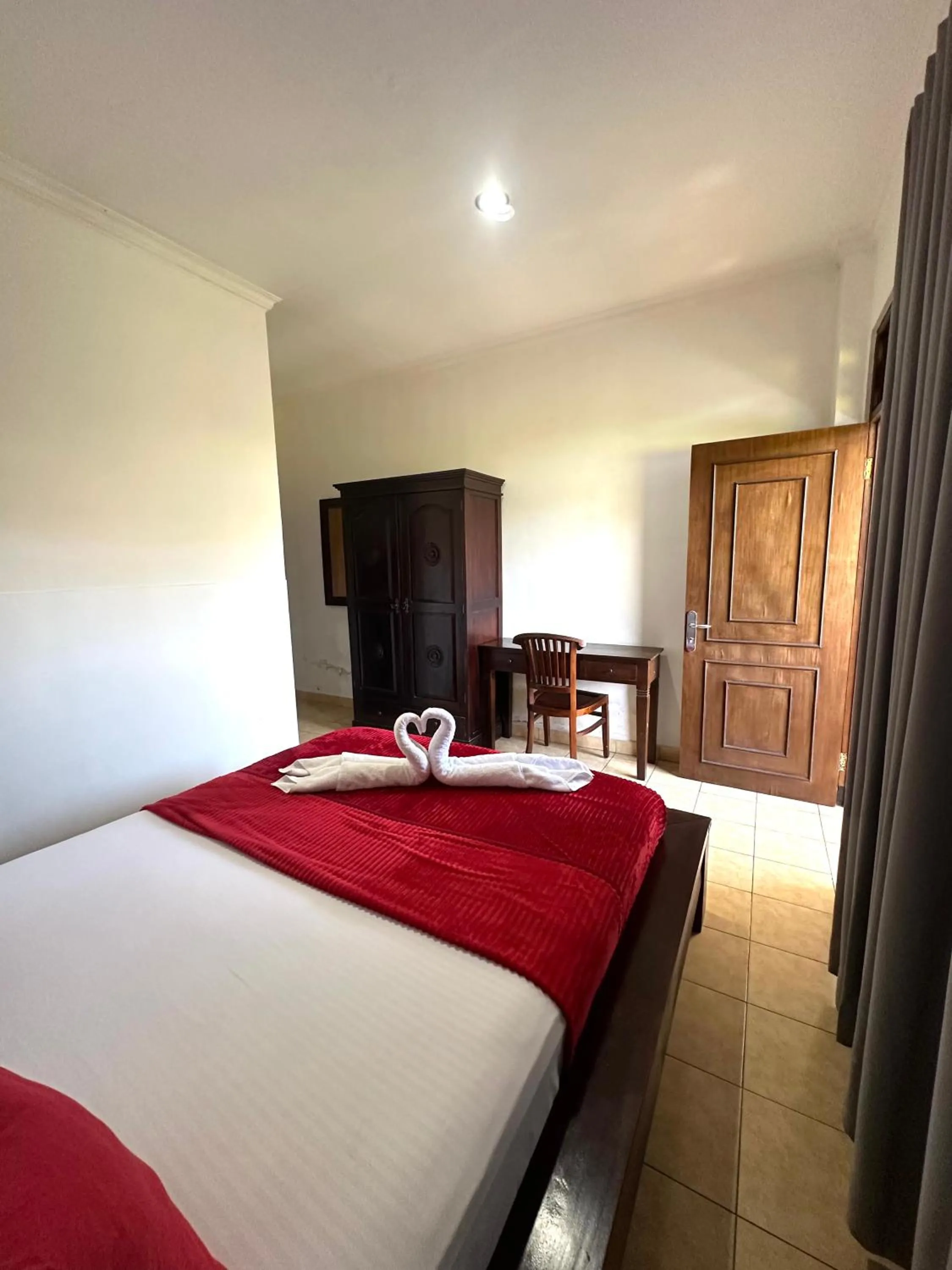 Bed in New Mekar Jaya Hotel