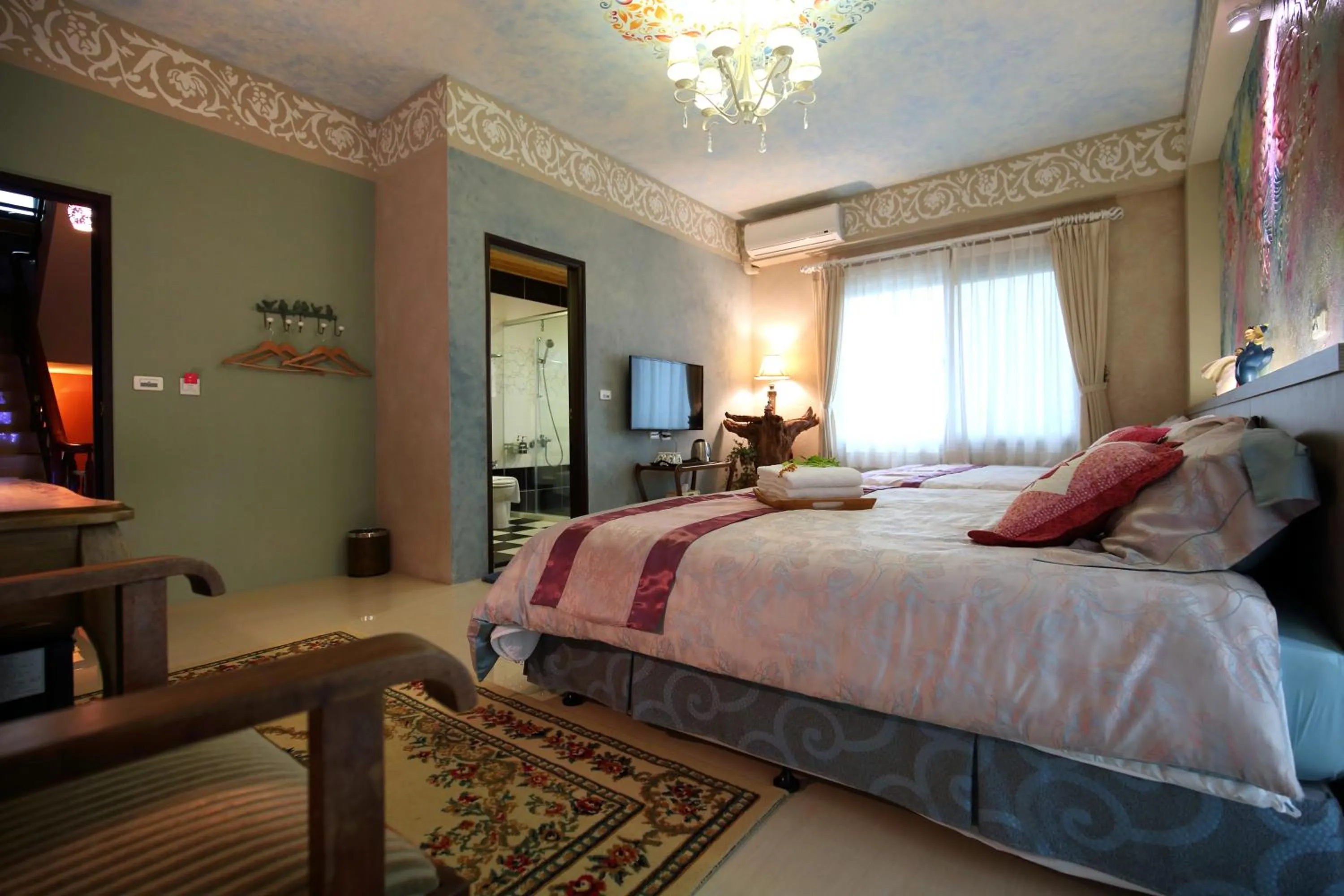 Bed in Sweet Heart B&B