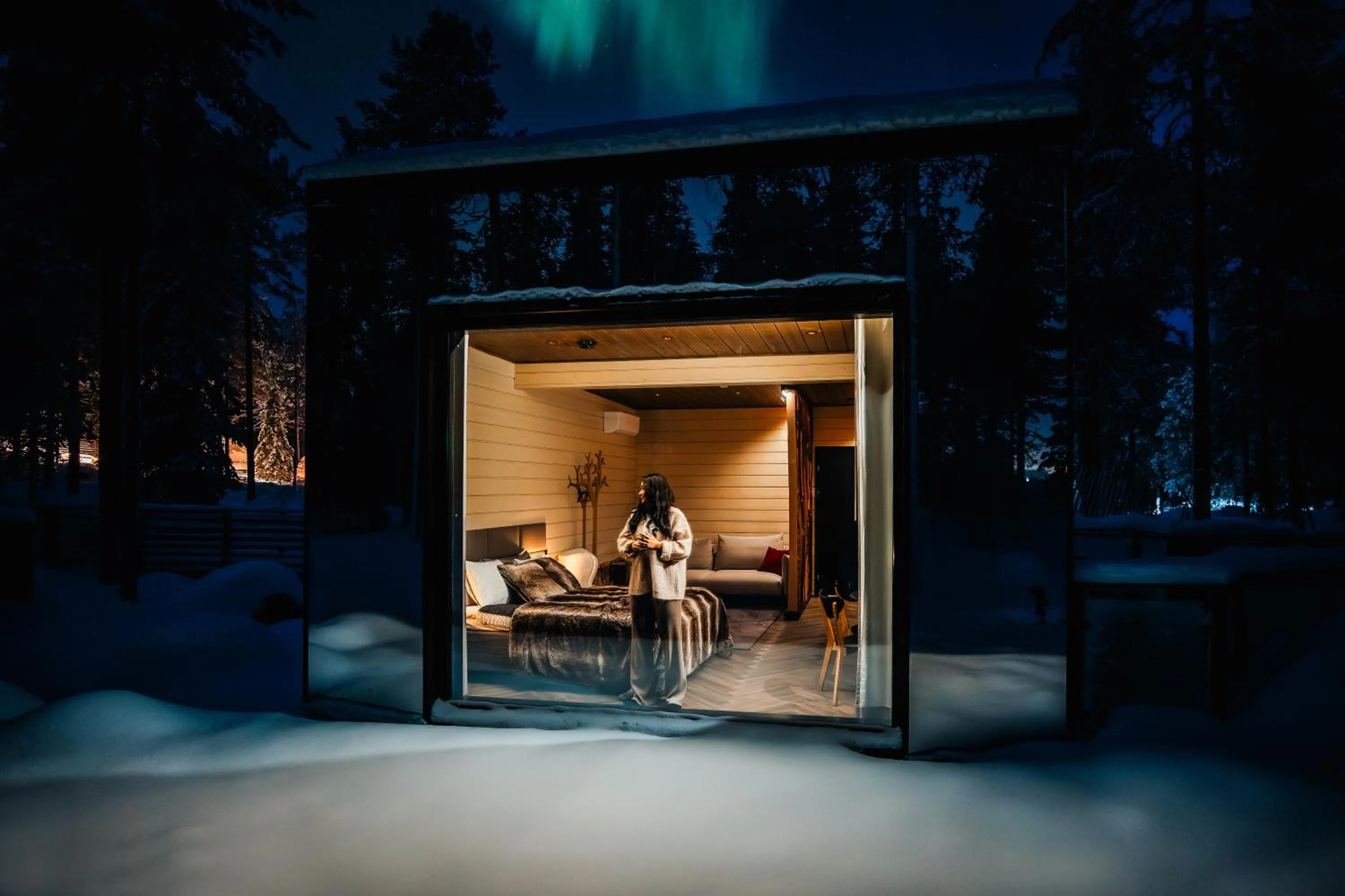 Night in Invisible Forest Lodge & Adults Only SPA