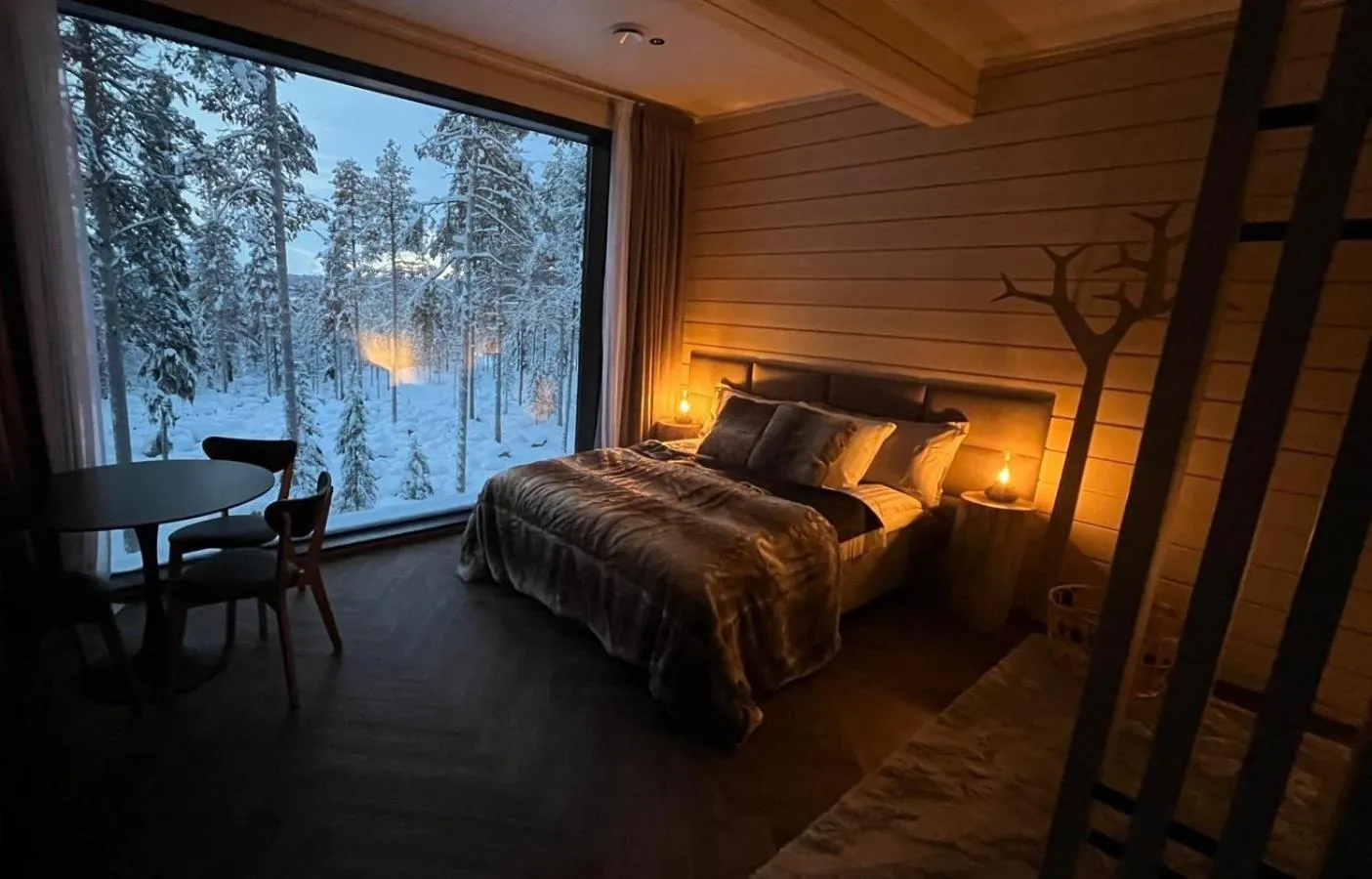 Natural landscape, Bed in Adults Only Invisible Forest Lodge & SPA