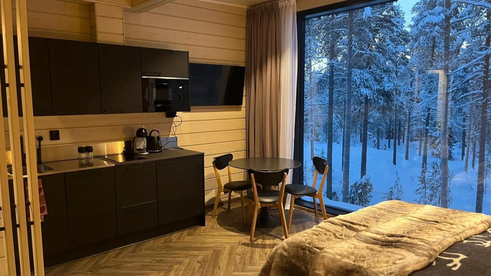 Natural landscape, Bed in Adults Only Invisible Forest Lodge & SPA