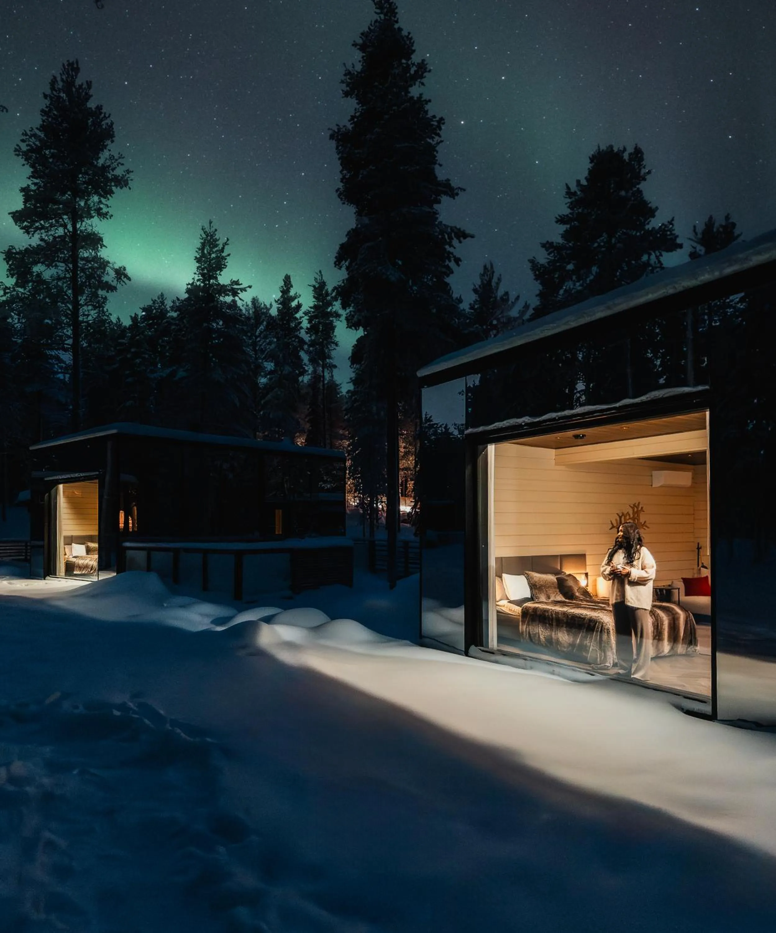 Night in Invisible Forest Lodge & Adults Only SPA