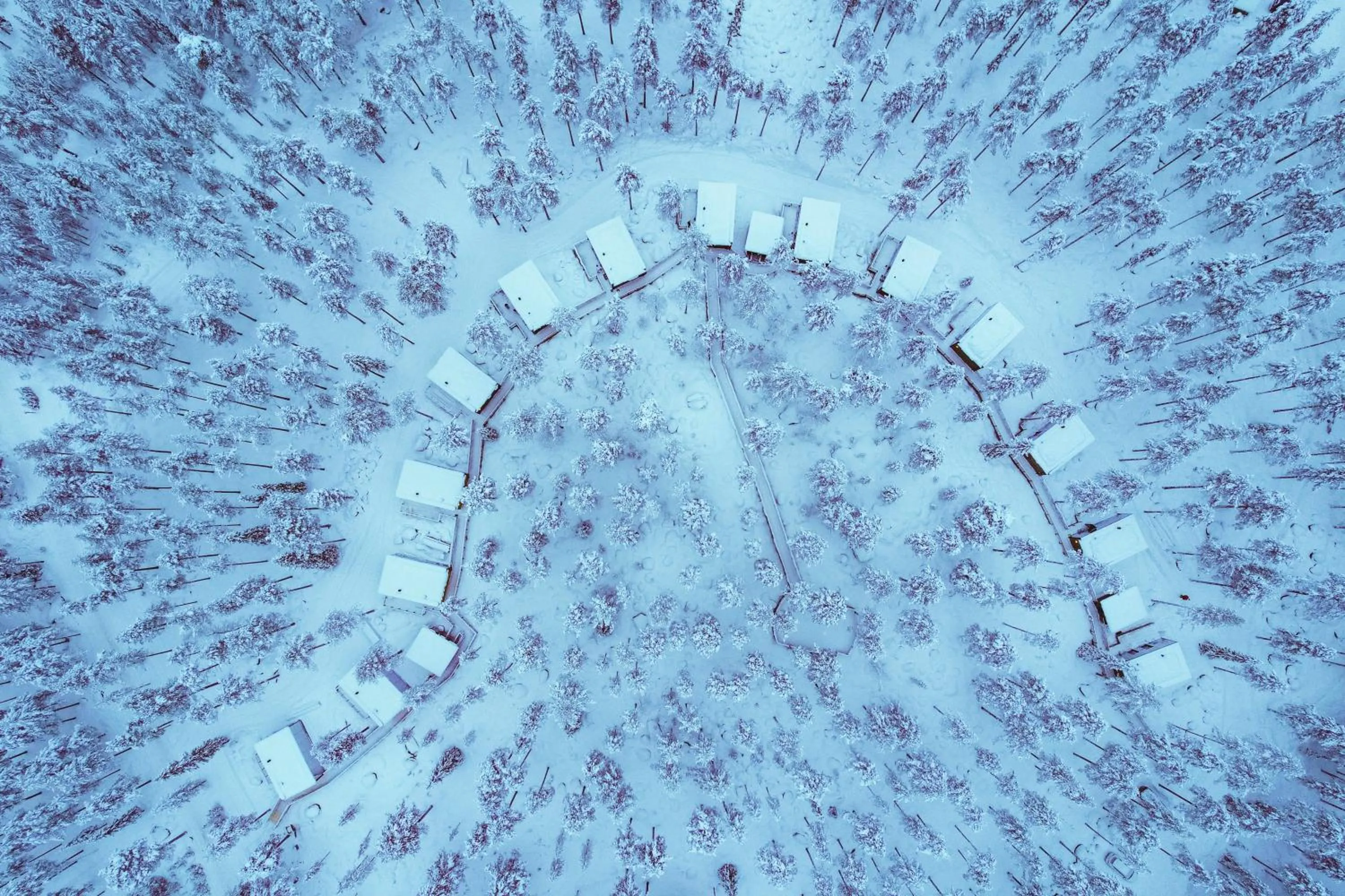 Natural landscape in Adults Only Invisible Forest Lodge & SPA