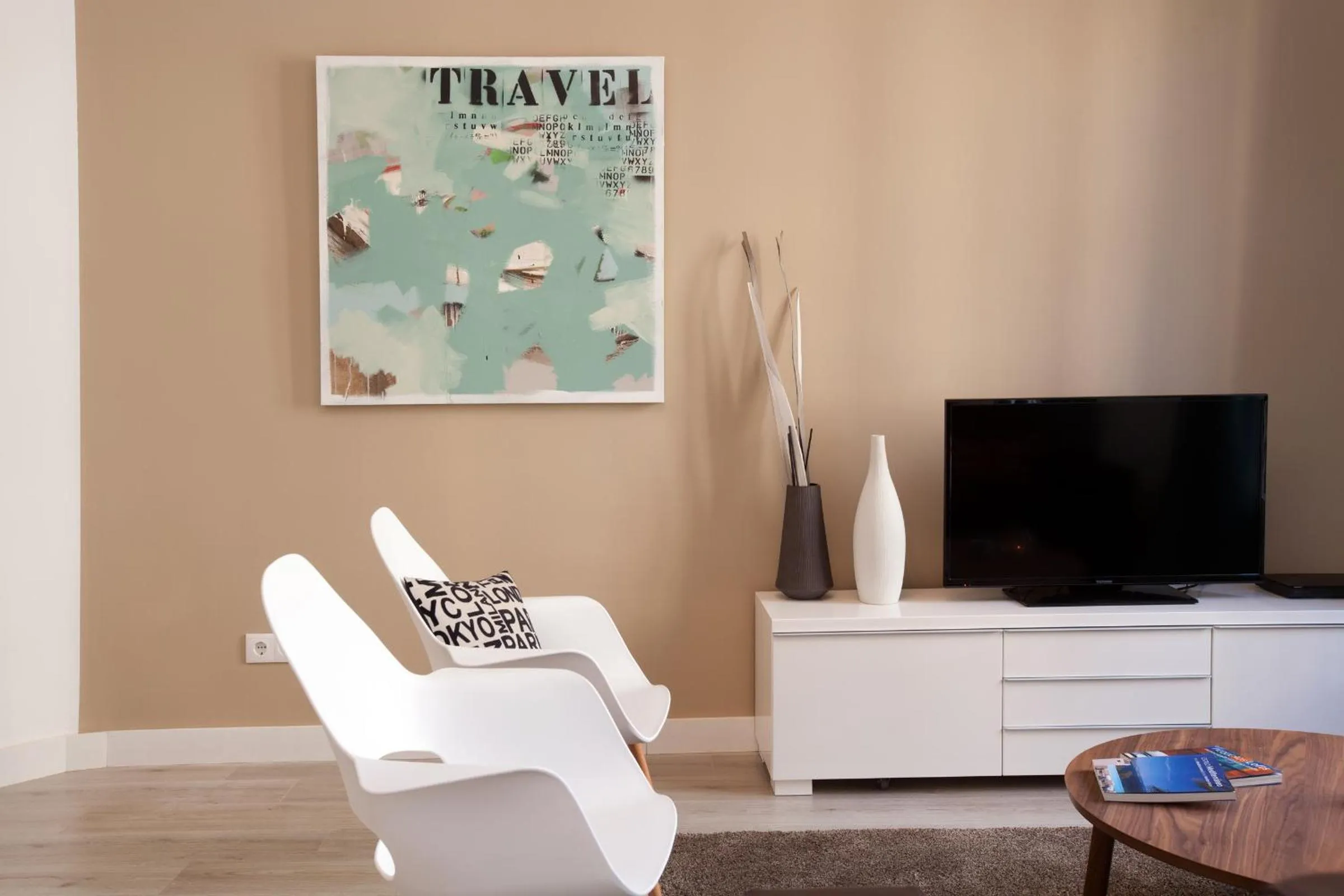 Living room in Click&Flat Seneca Suites