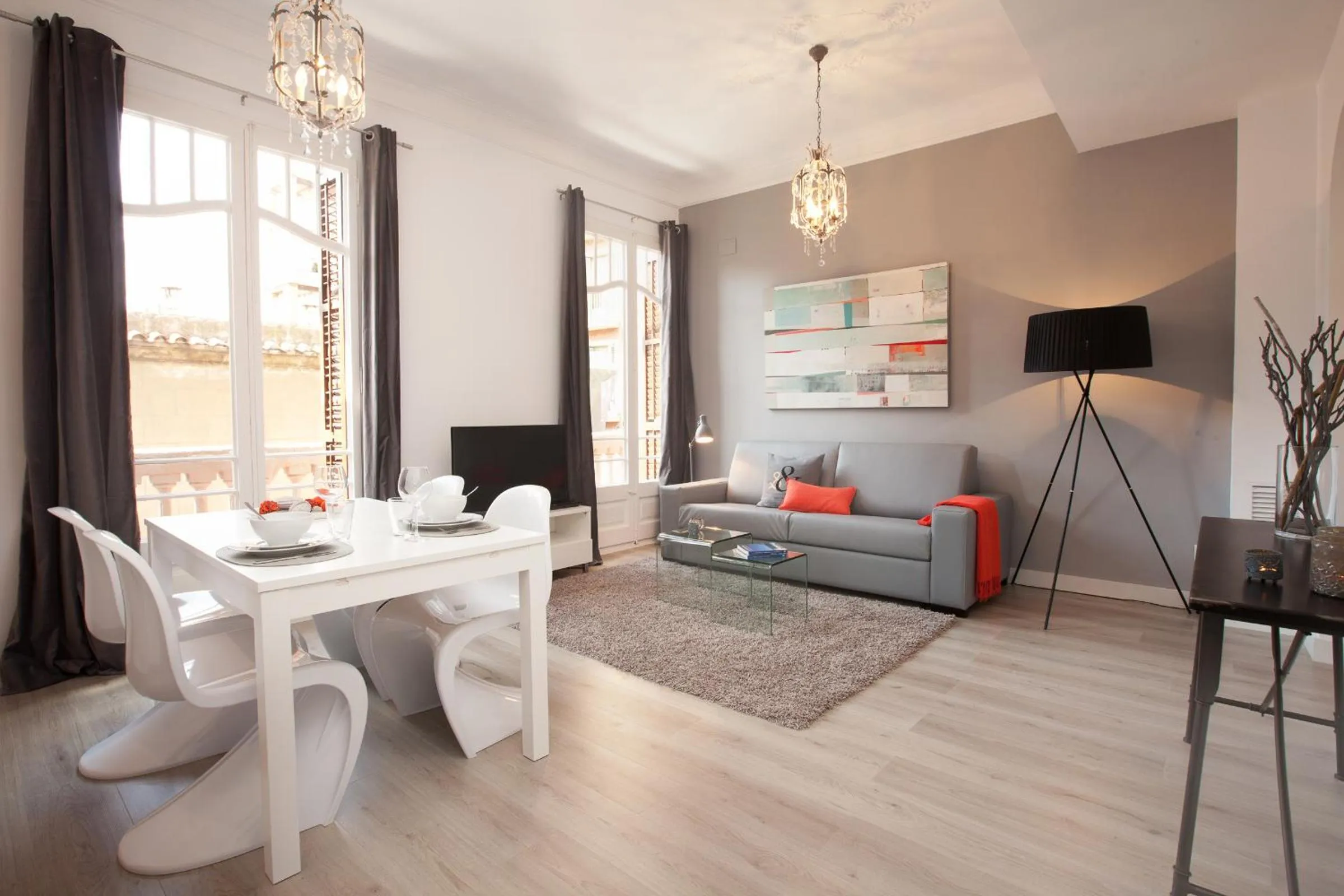 Living room in Click&Flat Seneca Suites