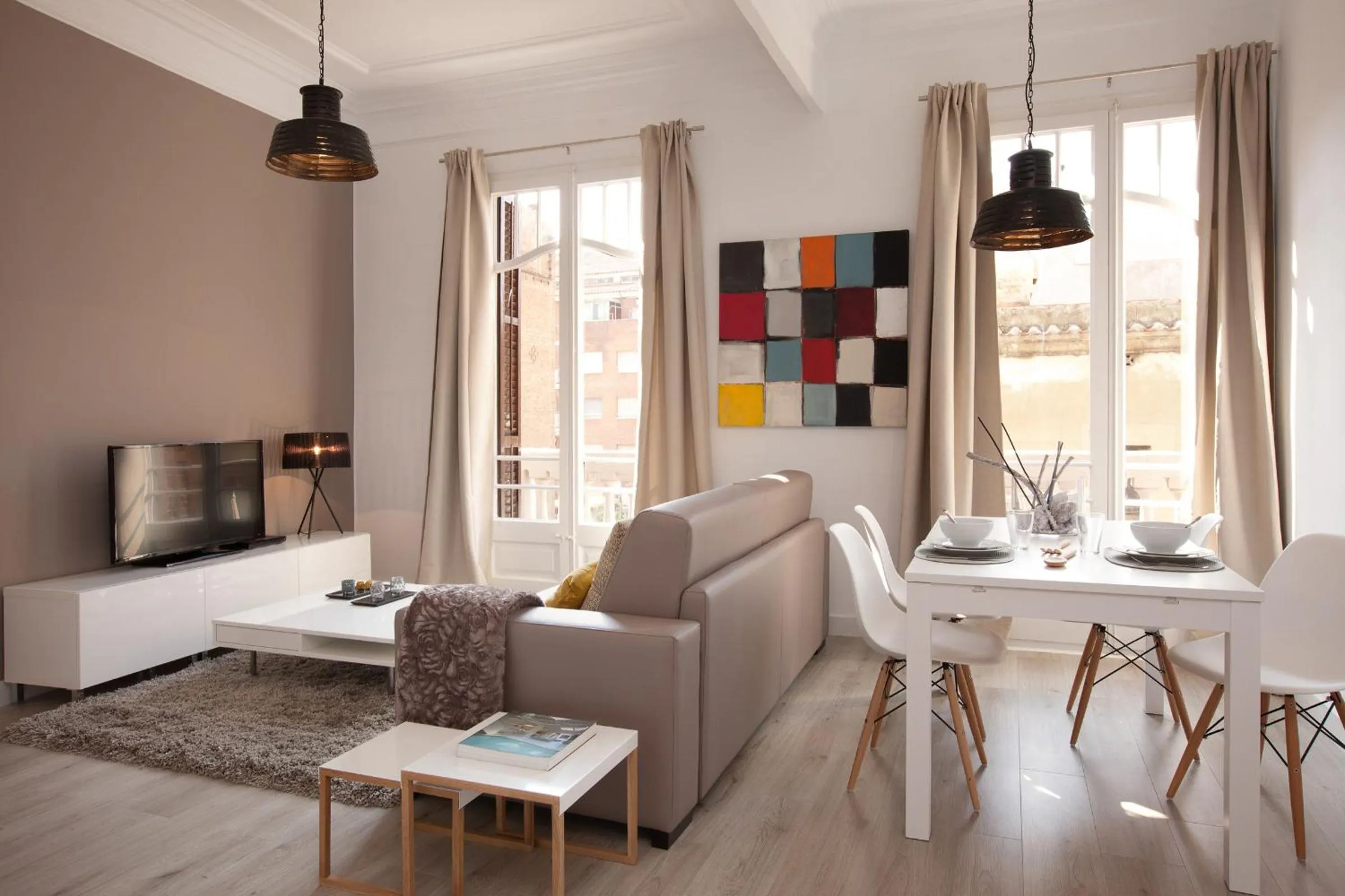 Living room in Click&Flat Seneca Suites