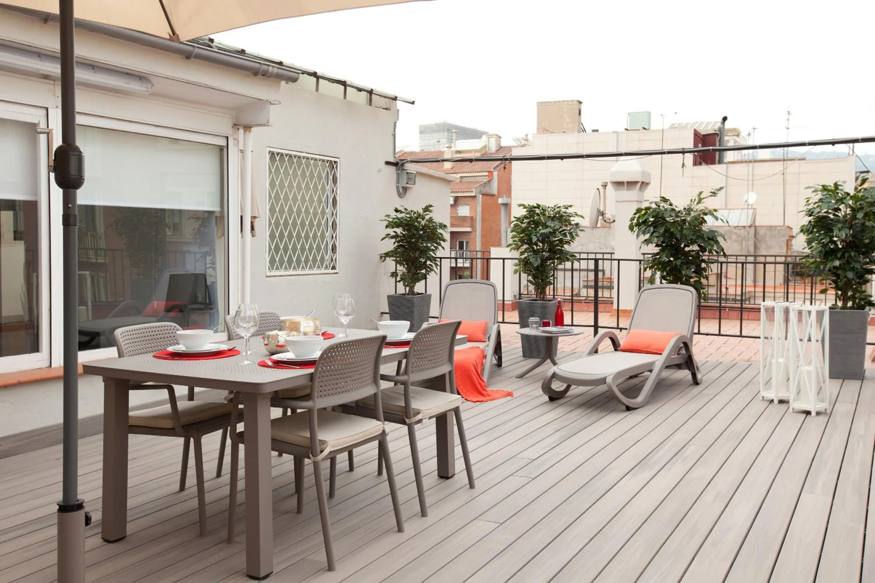 Balcony/Terrace in Click&Flat Seneca Suites