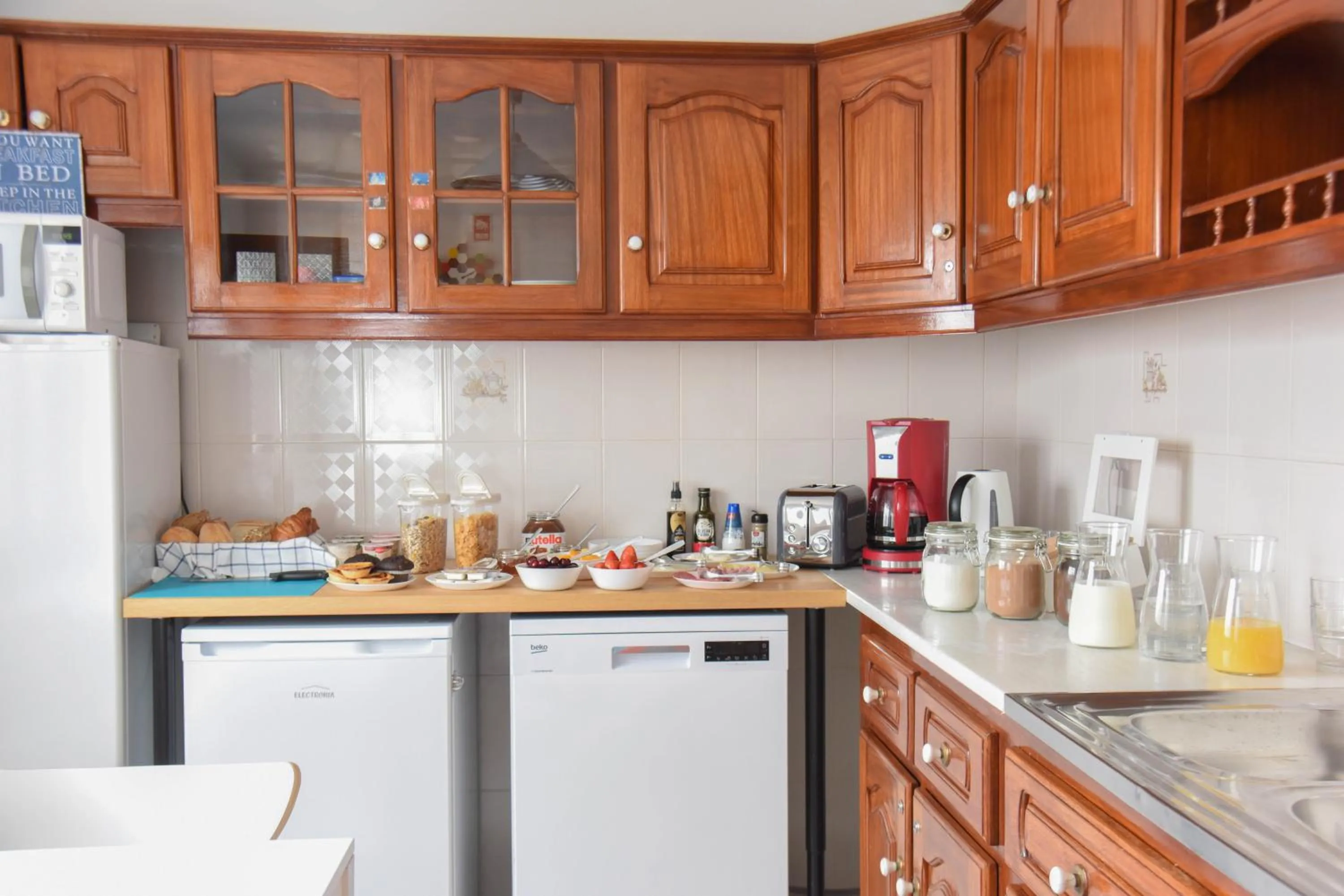 Continental breakfast in Blue Door Lagos