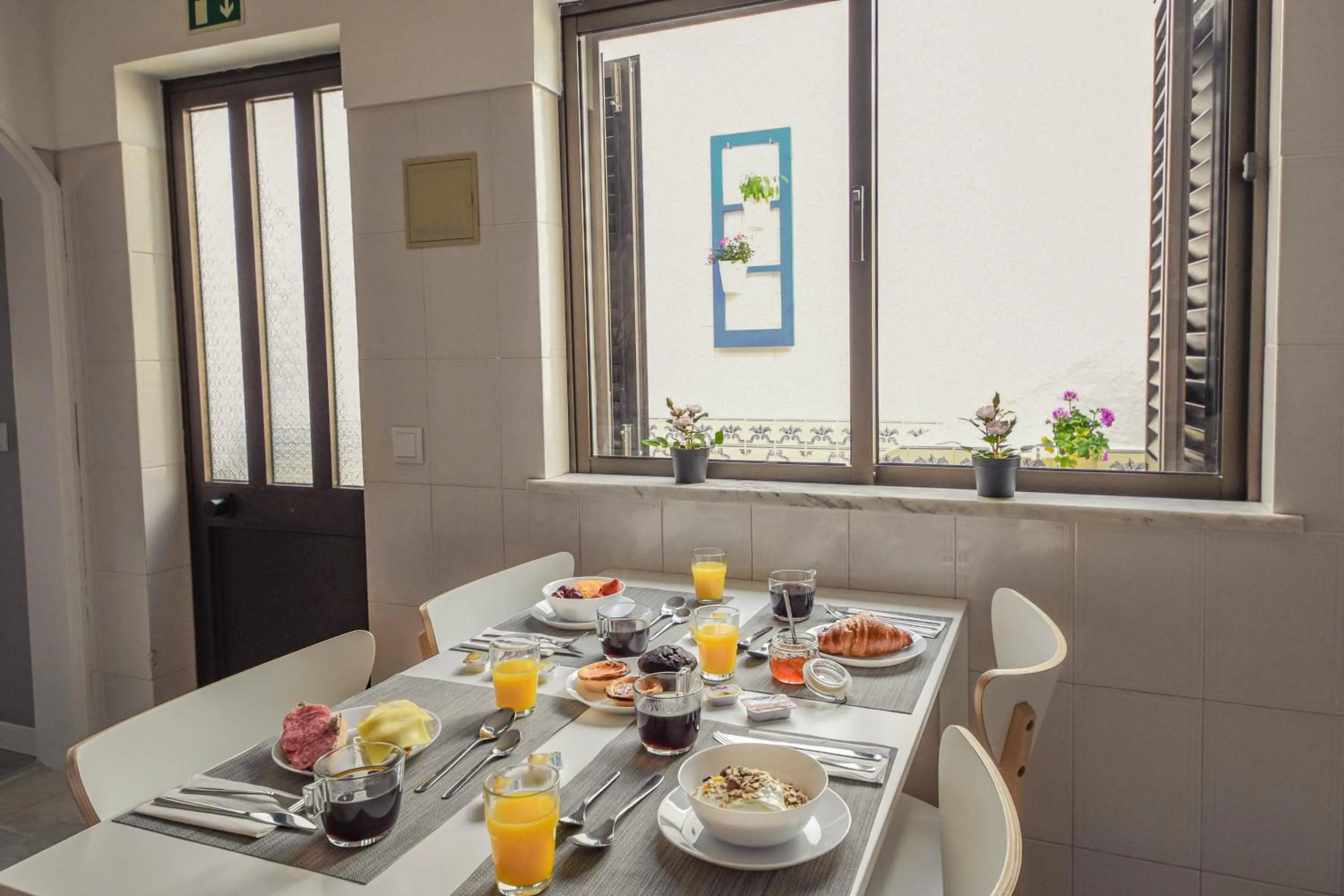 Continental breakfast in Blue Door Lagos