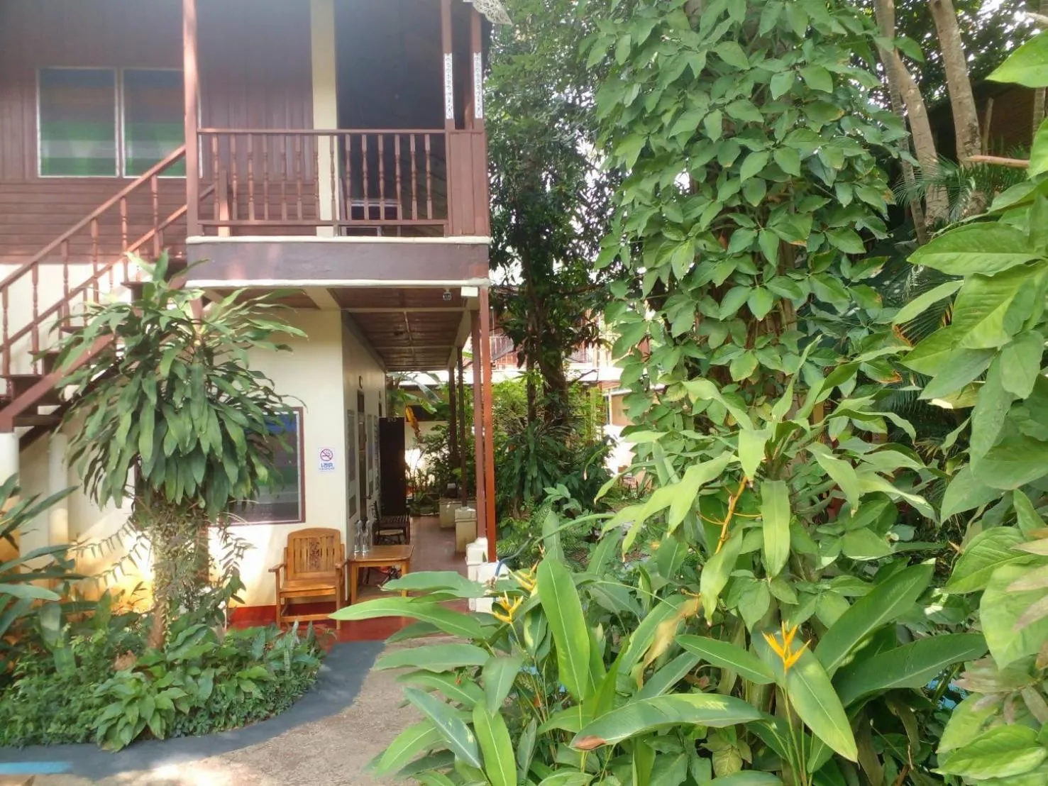 Garden in Golden Triangle Palace Hotel