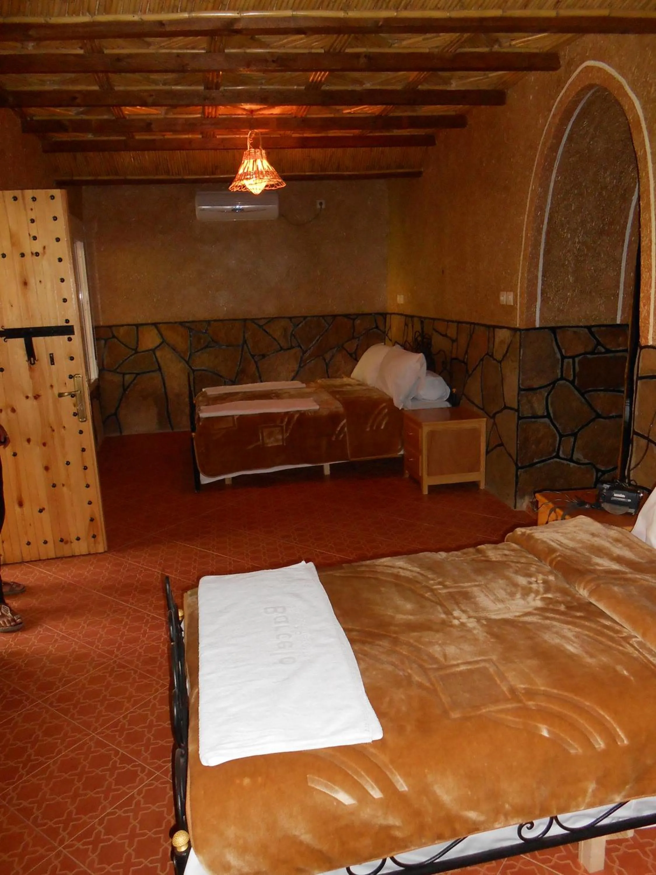 Bedroom, Bed in La Petite Gorge, Hôtel & Restaurant Todra Gorge