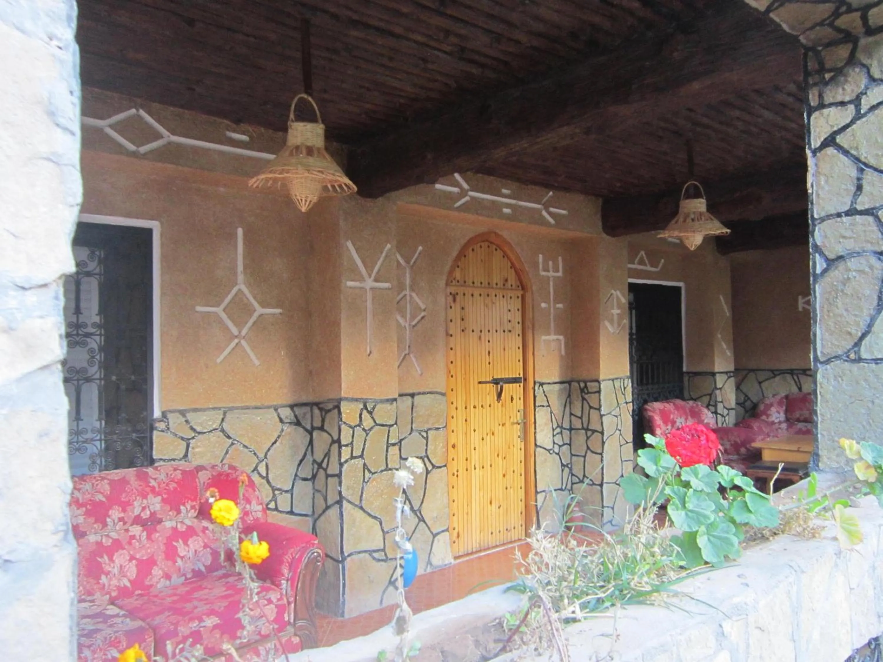 Balcony/Terrace in La Petite Gorge, Hôtel & Restaurant Todra Gorge