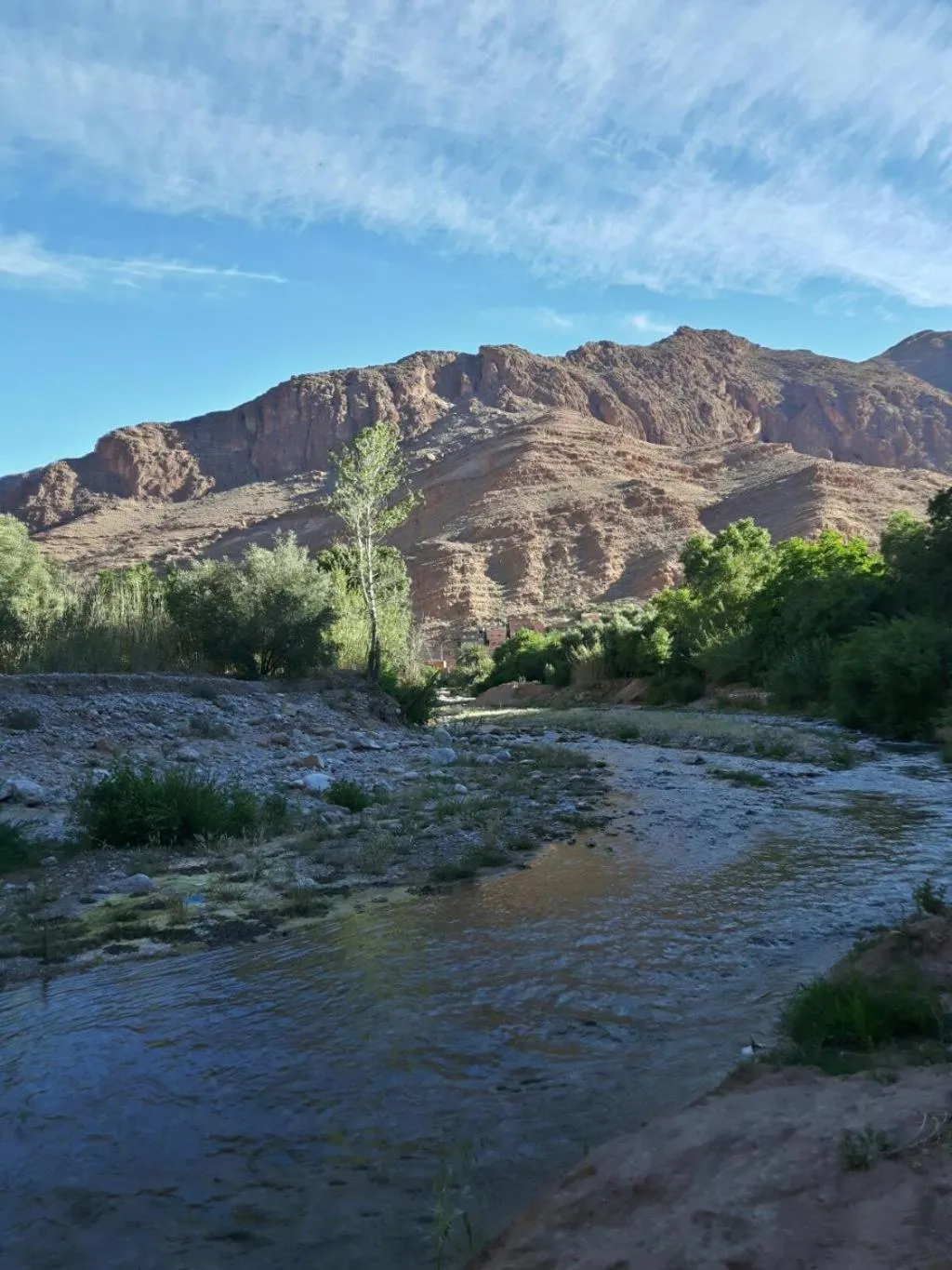 Natural landscape in La Petite Gorge, Hôtel & Restaurant Todra Gorge