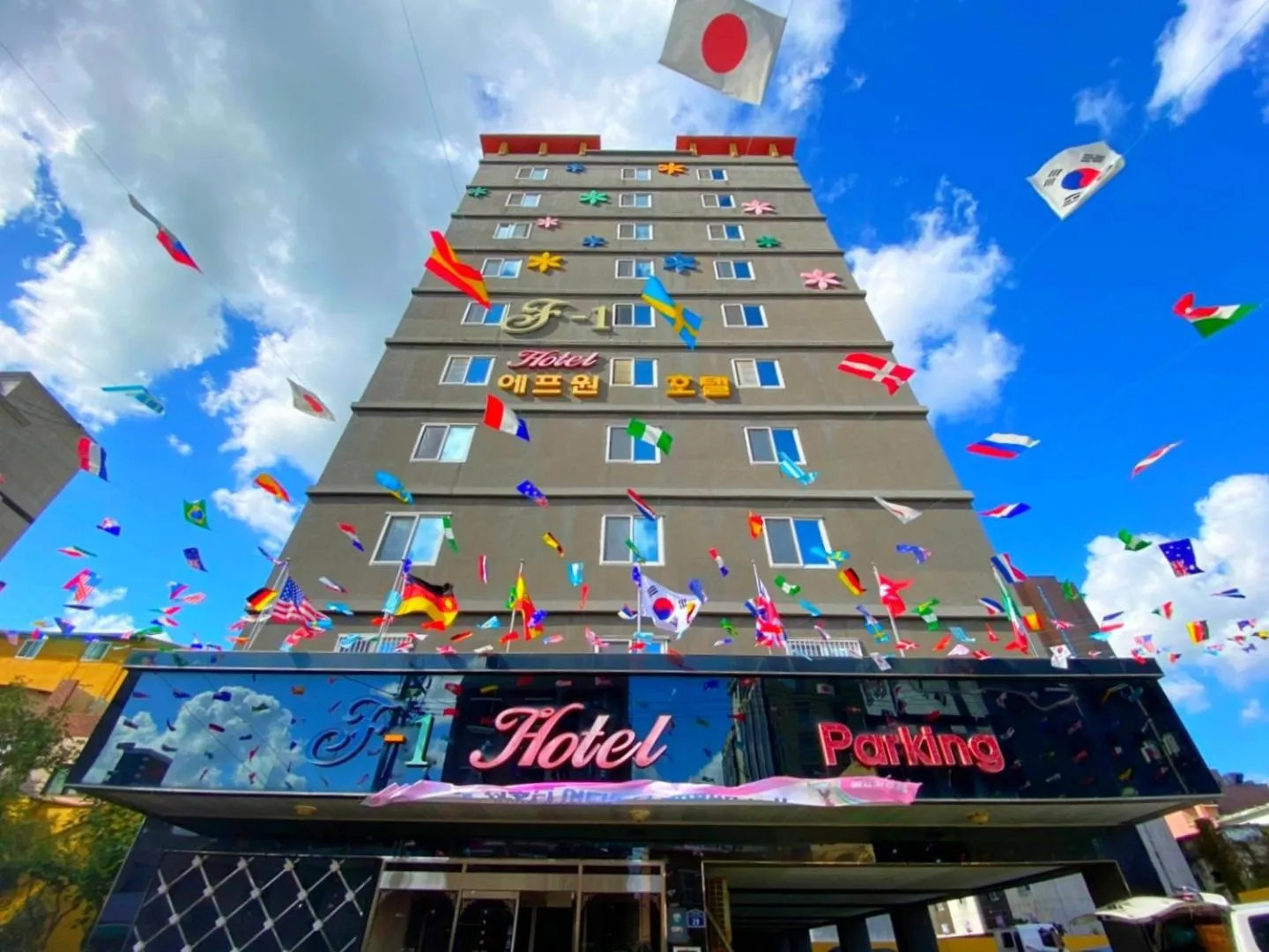 Property building in F1 Hotel