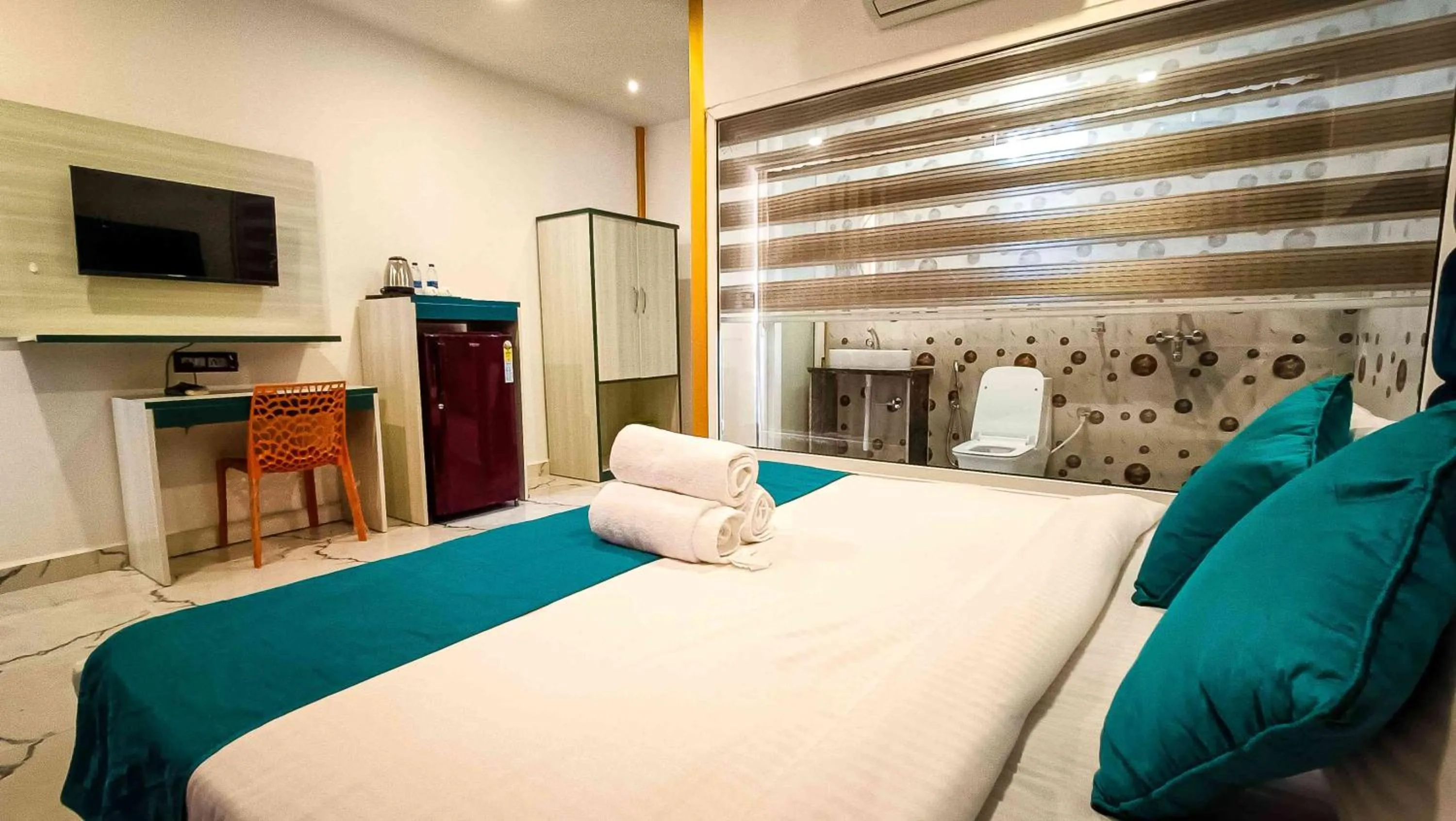 Bed in 36 Yard Beach Cottages