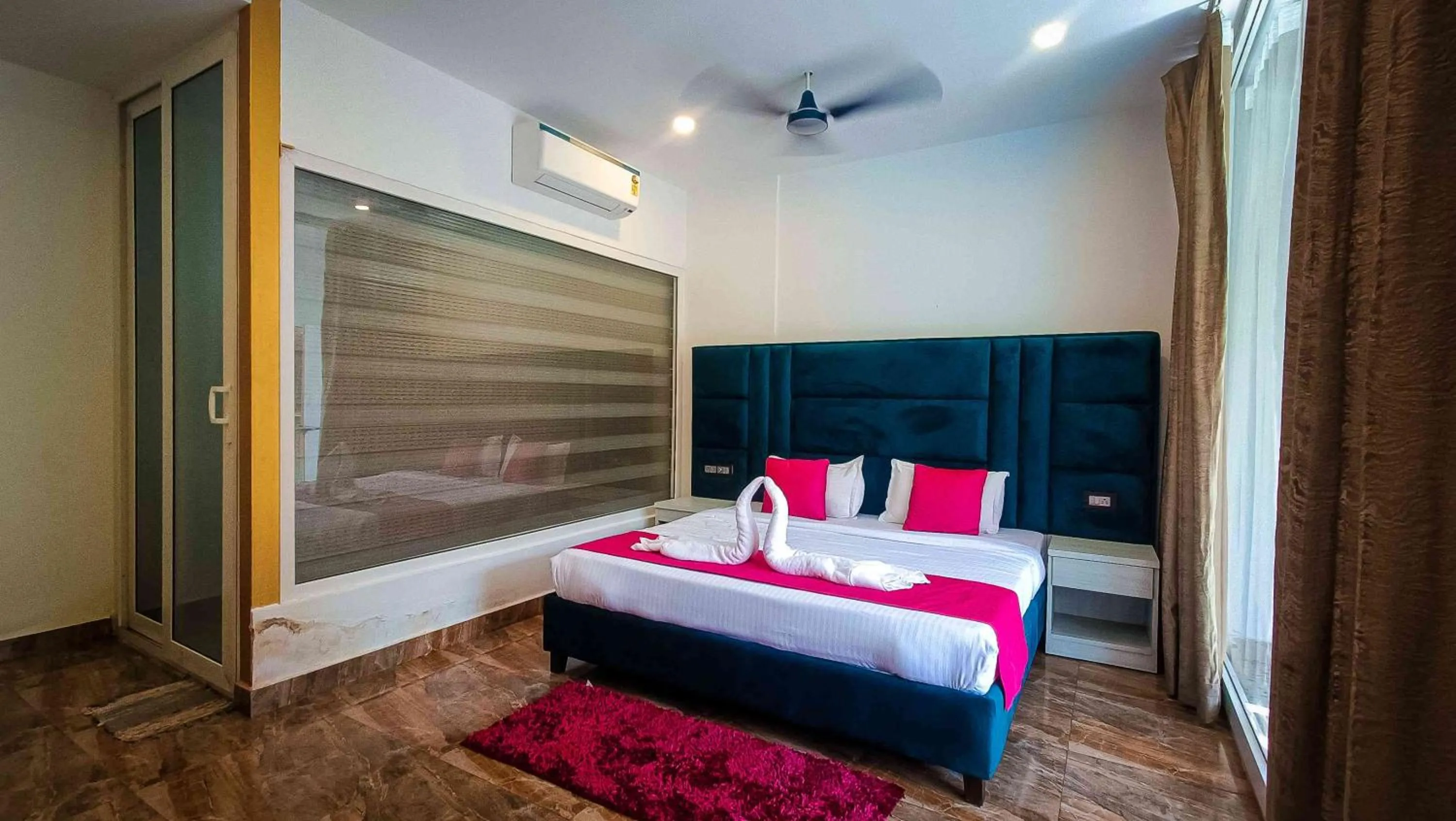 Bed in 36 Yard Beach Cottages