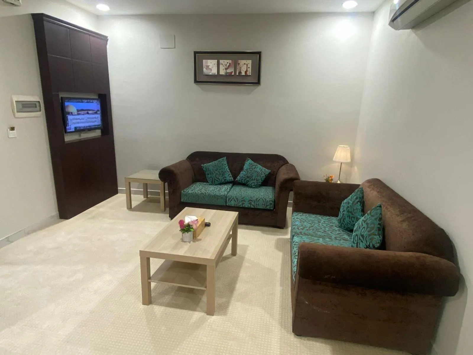 Living room in جلنار الشرق للشقق المخدومة