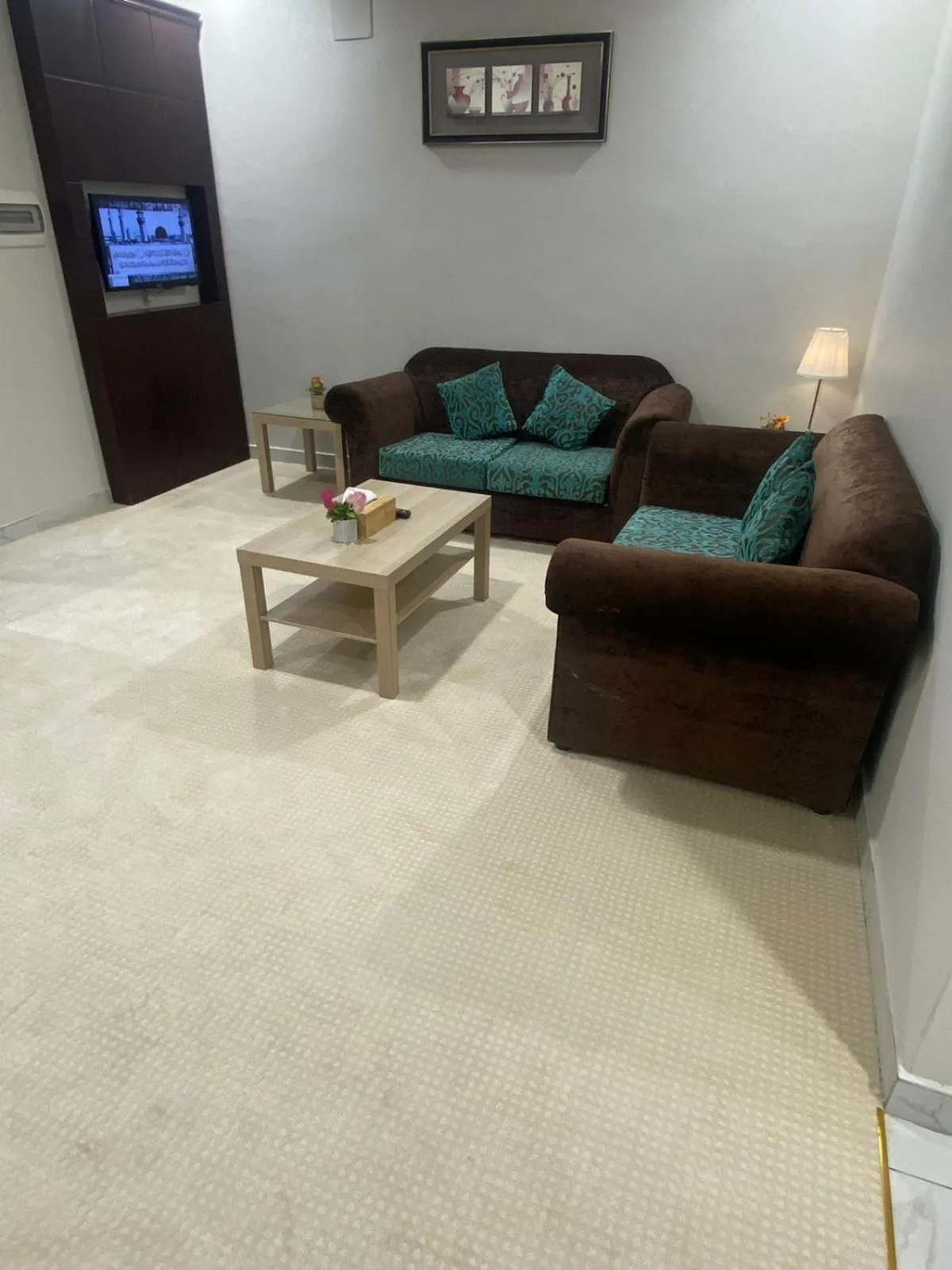 Living room in جلنار الشرق للشقق المخدومة
