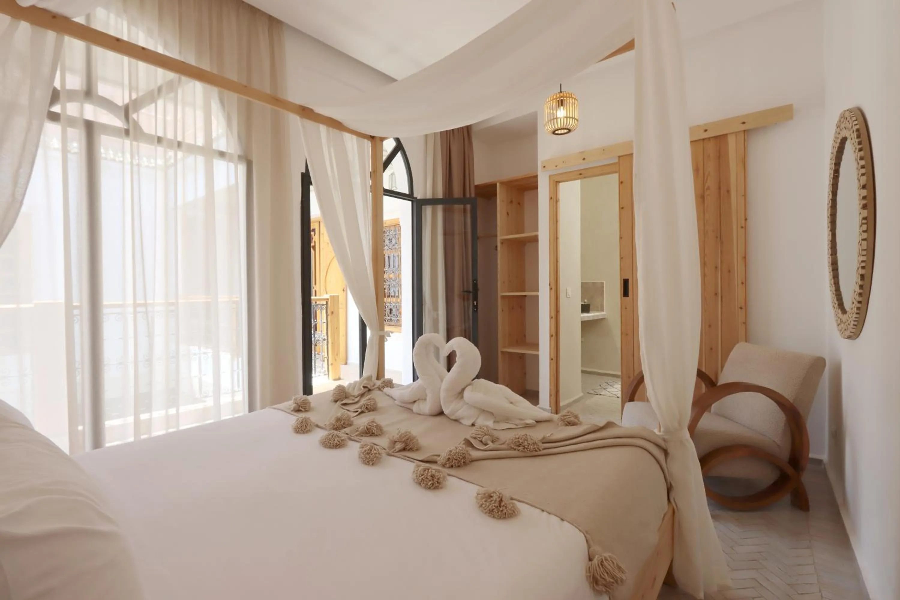 Bed in Riad Darchica