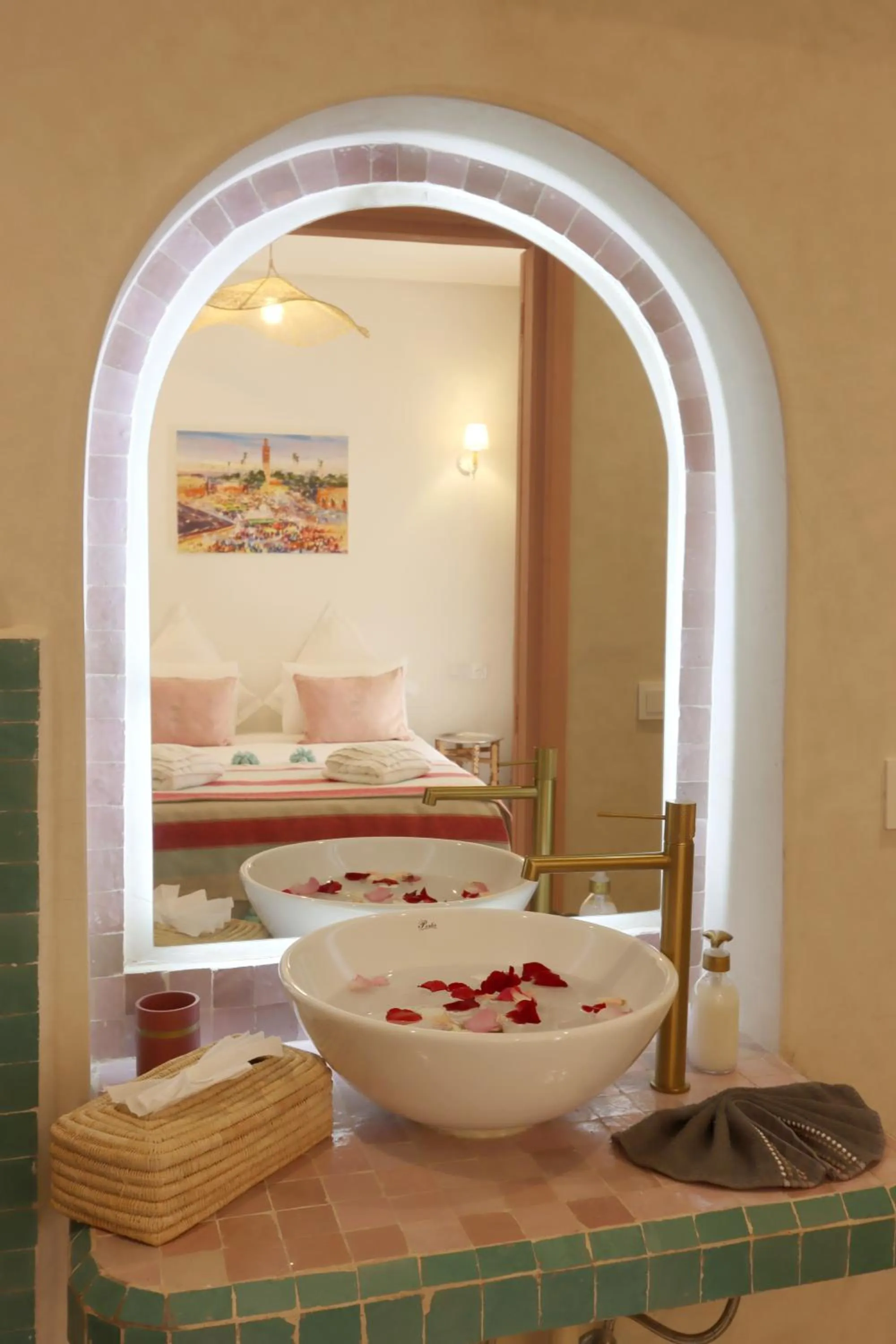 Bed in Riad Darchica