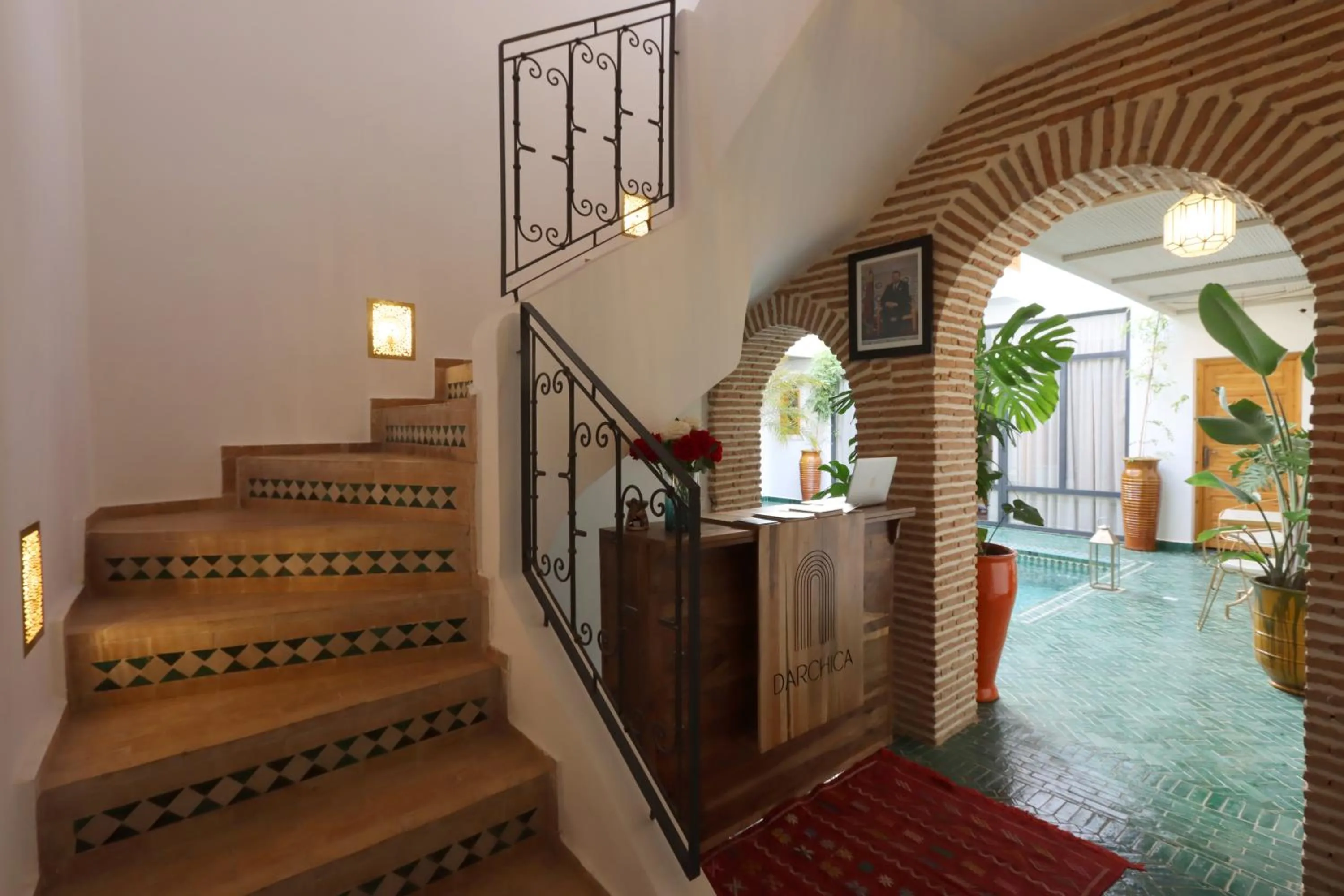 Lobby or reception in Riad Darchica