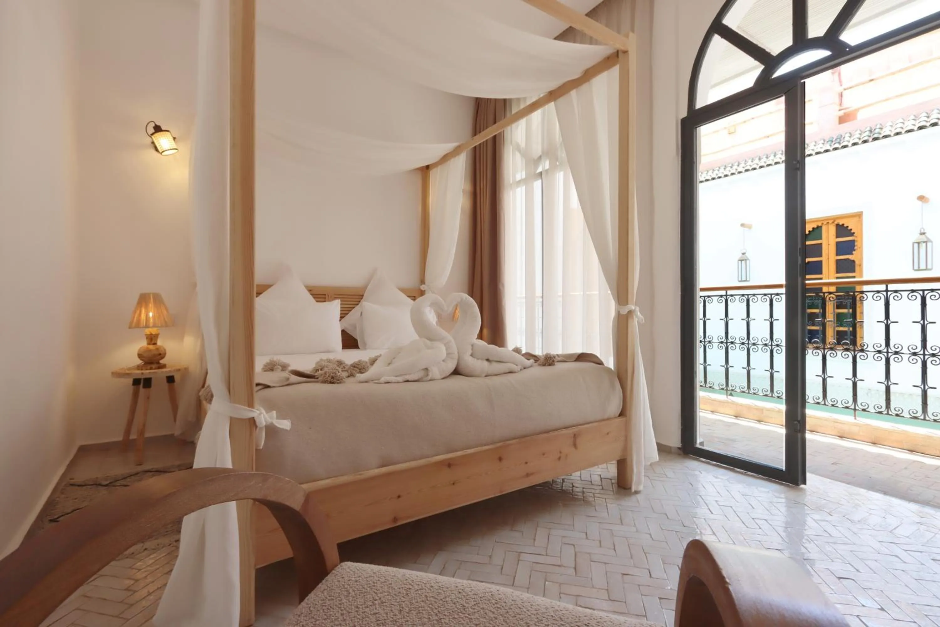 Bed in Riad Darchica