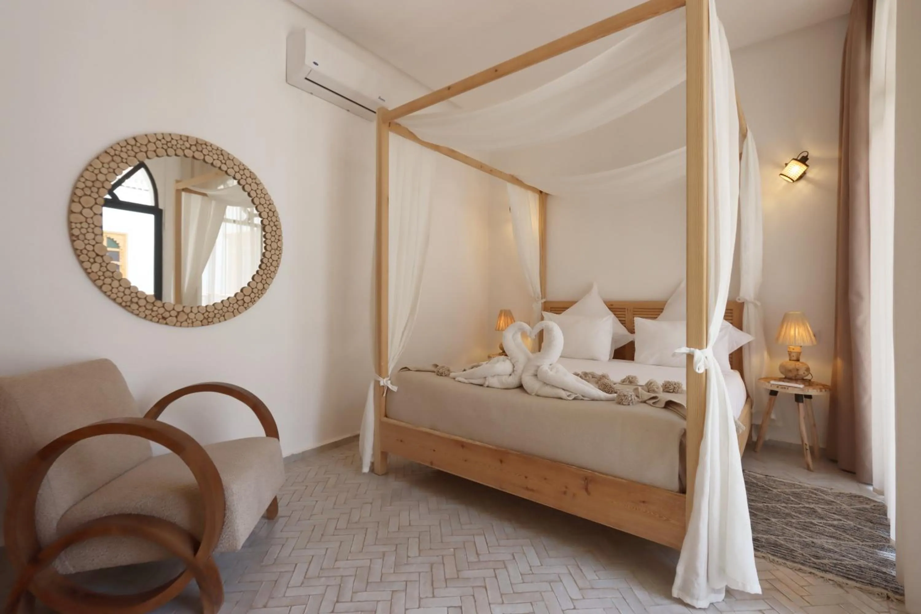 Bed in Riad Darchica