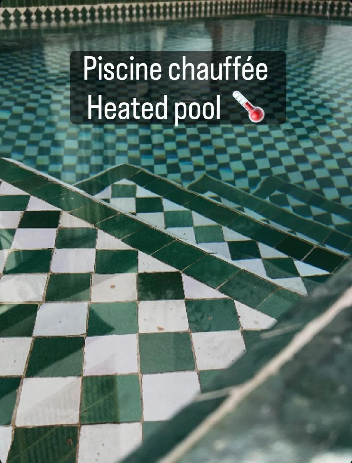 Swimming pool in Riad Darchica