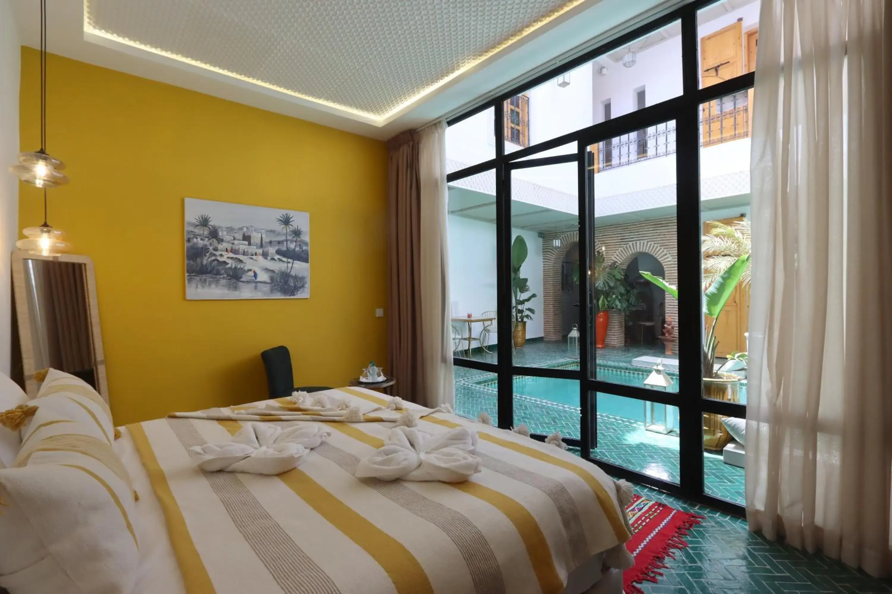 King Room with Pool View in Riad Darchica King Room with Pool View in Riad Darchica