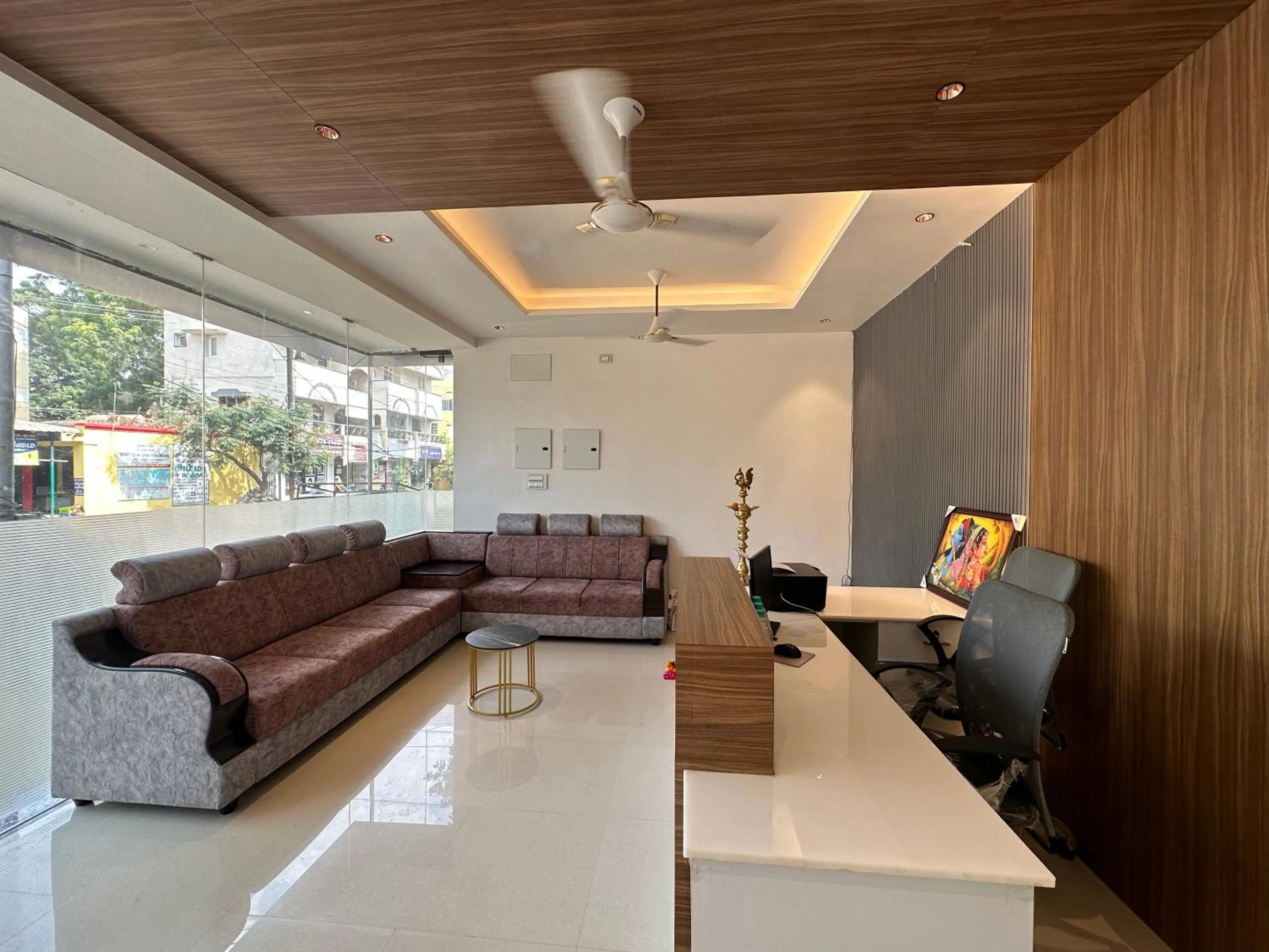 Seating area in SRI KRISHNA RESIDENCY Srirangam