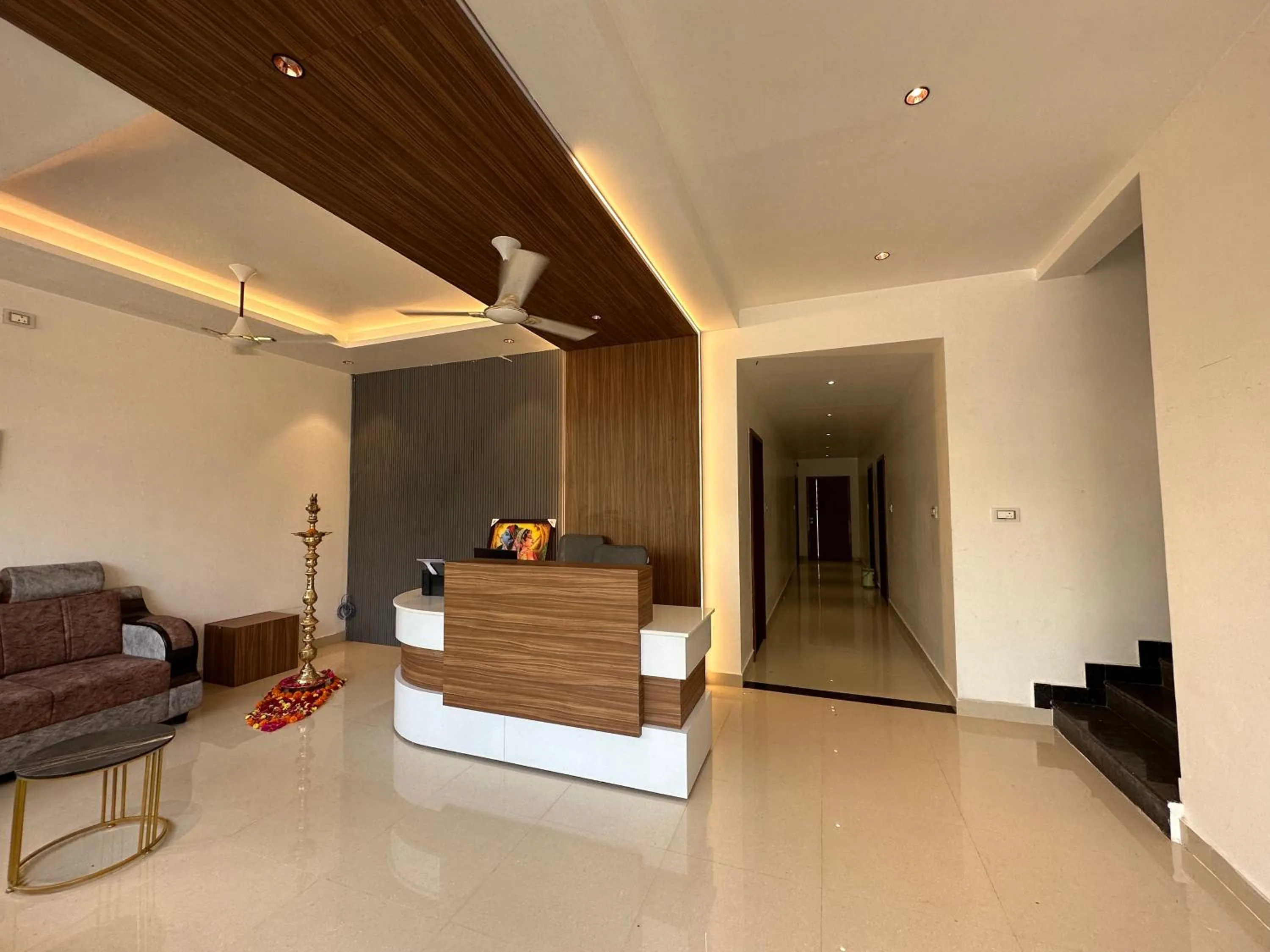 Seating area in SRI KRISHNA RESIDENCY Srirangam