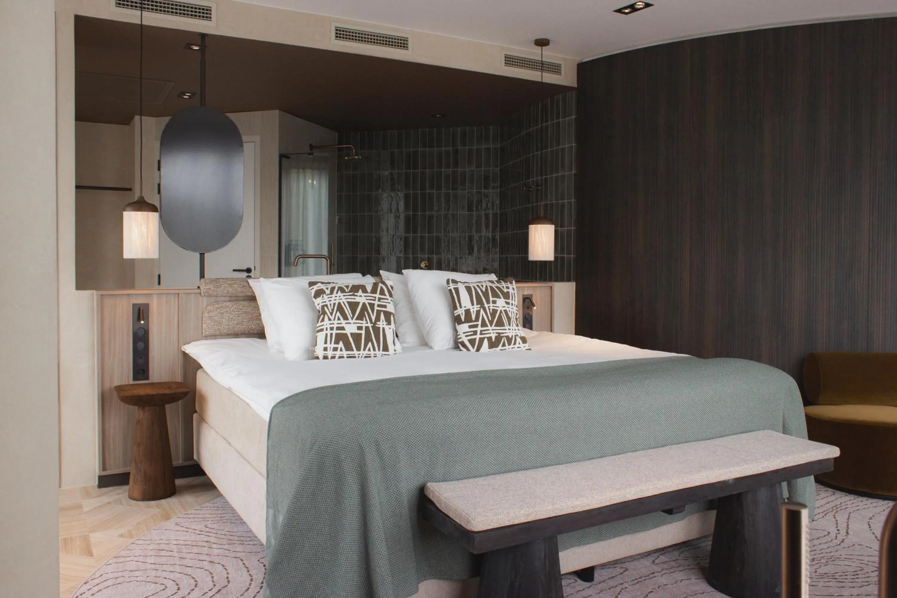 Bed in Wellnesshotel Thermae 2000