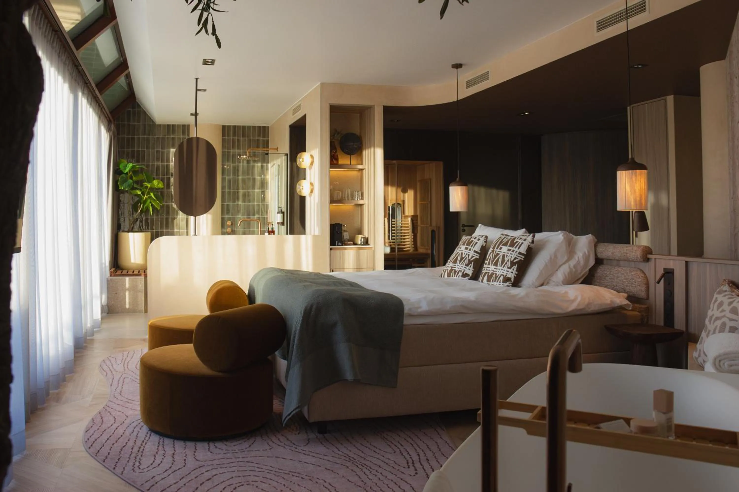 Bed in Wellnesshotel Thermae 2000