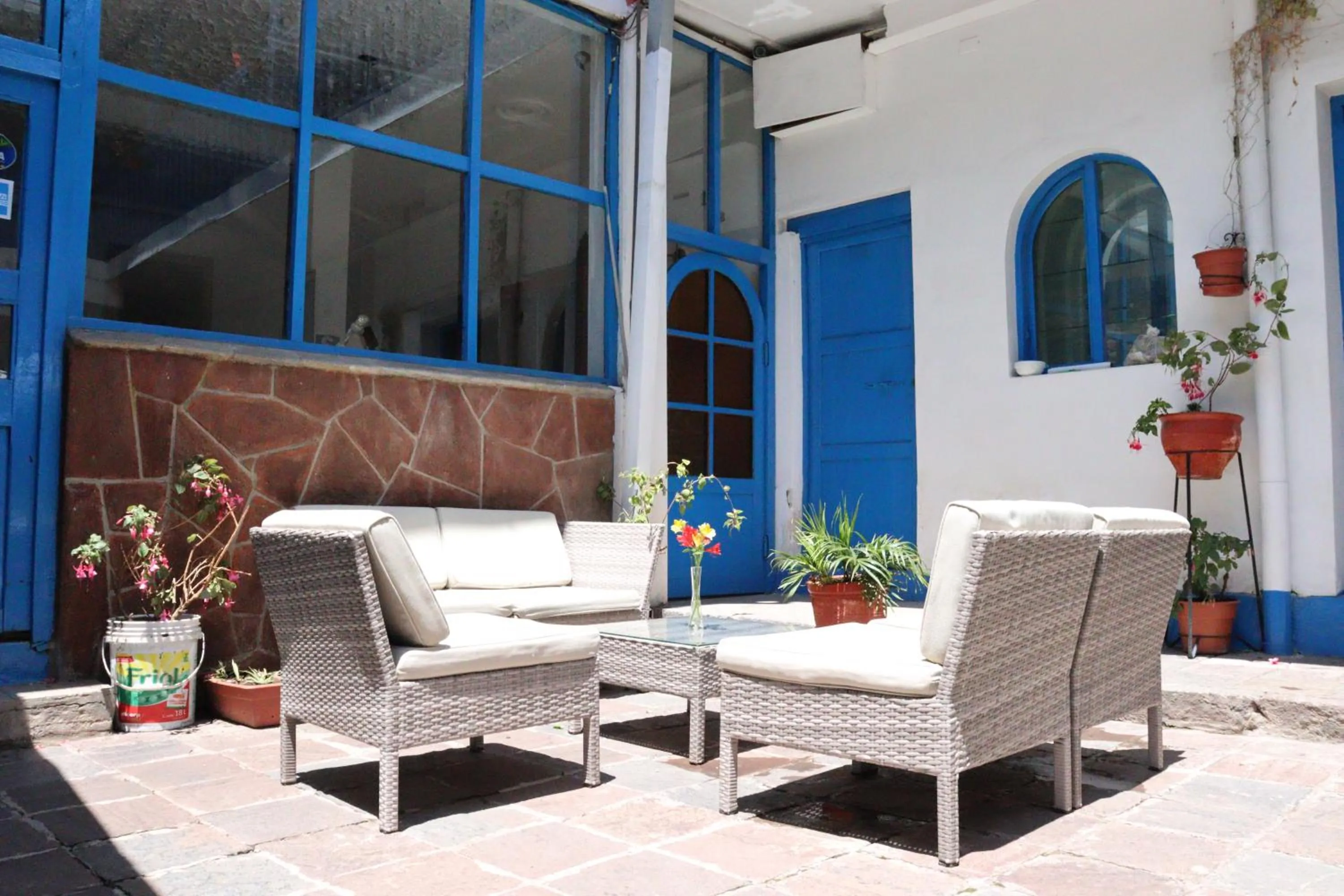 Patio in La Casona de Rimacpampa