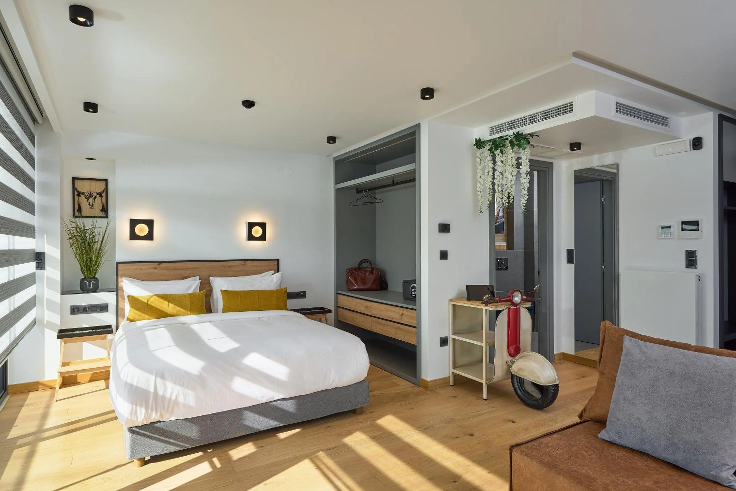 Bed in SIGMA Suites Hotel