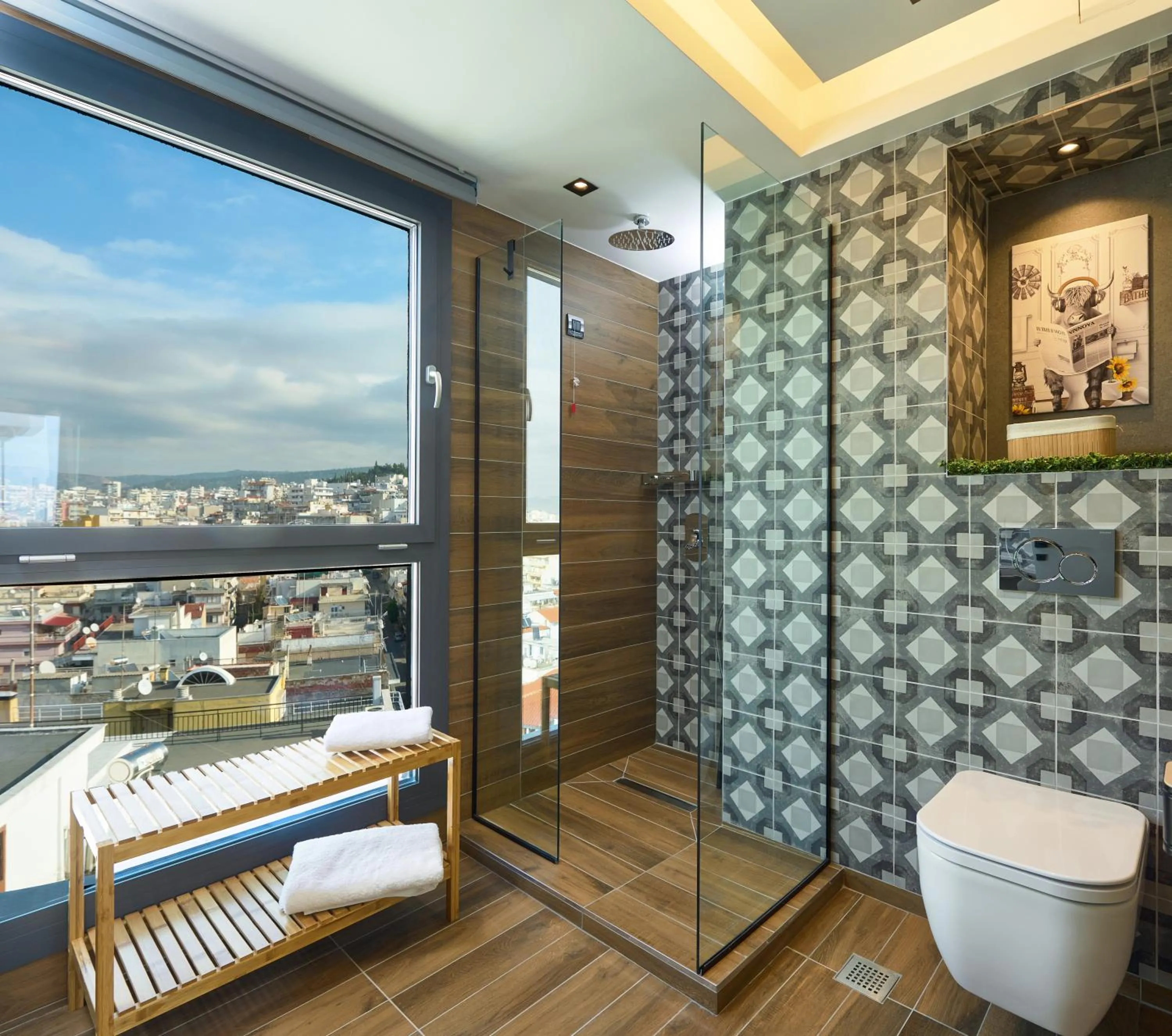 Bathroom in SIGMA Suites Hotel